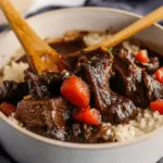 Braised Beef Neck Bones with Chinese Five Spice Pomegranate Glaze