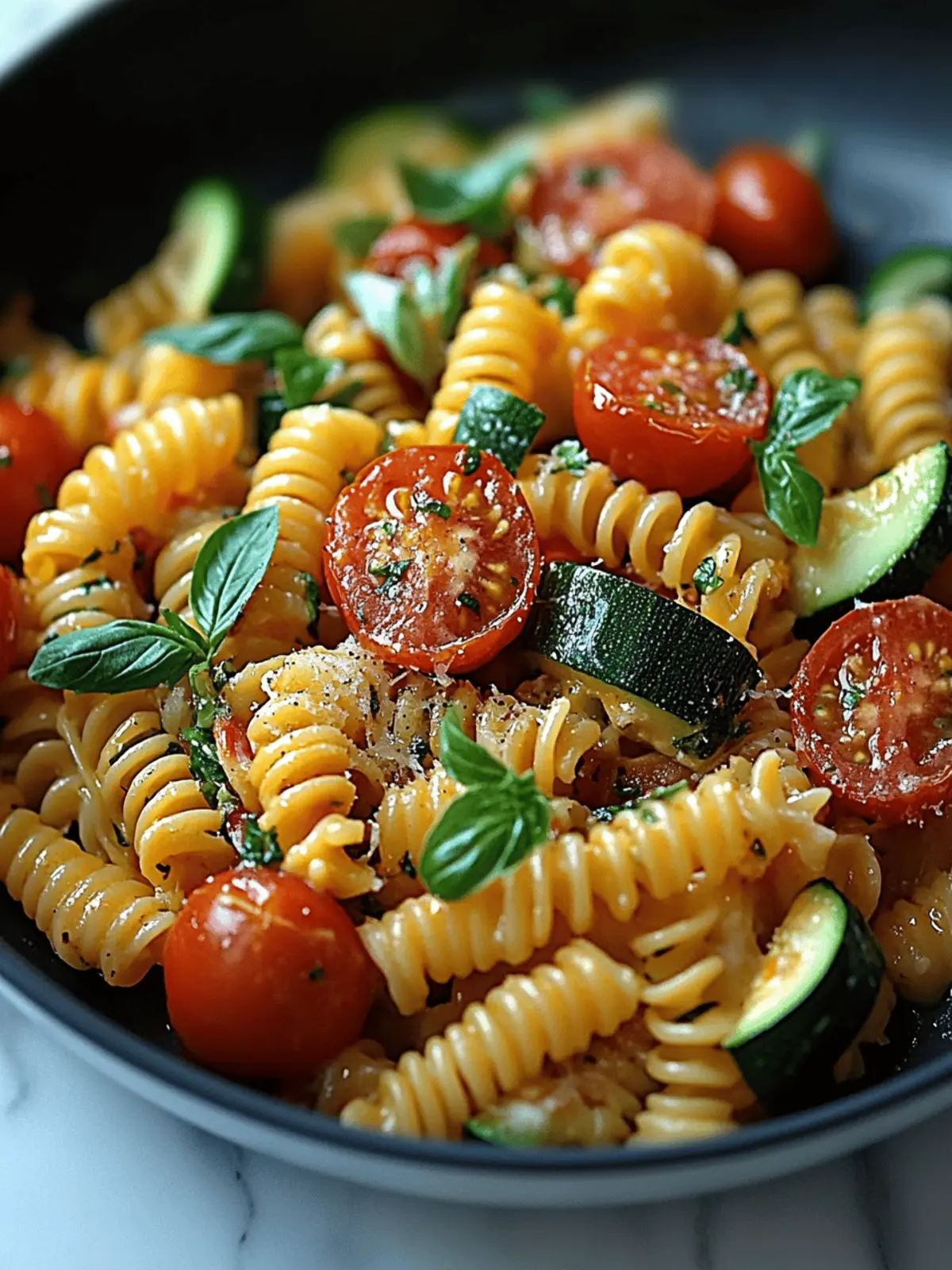 Tomato Zucchini Pasta