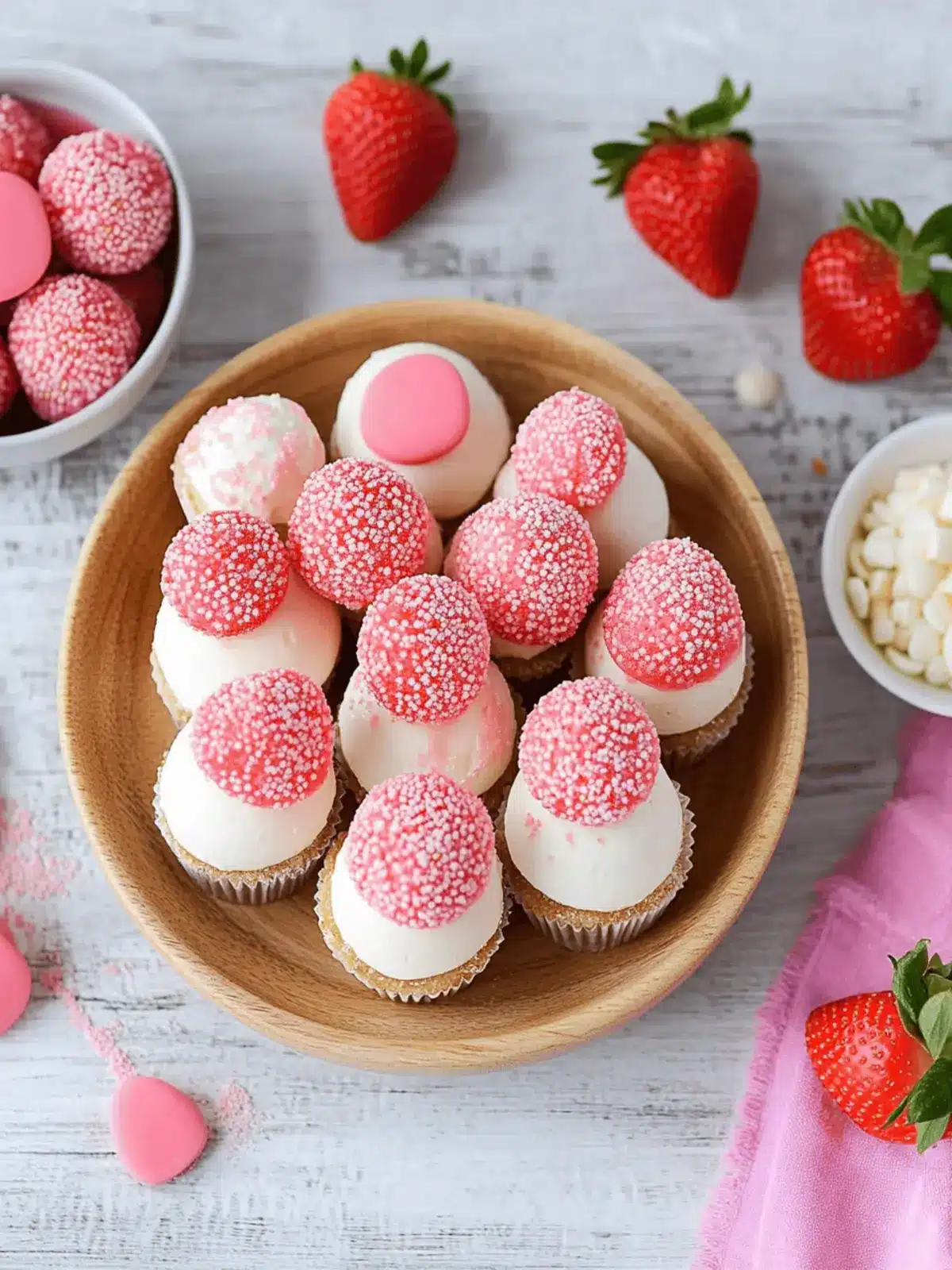 Strawberry Cheesecake Bites