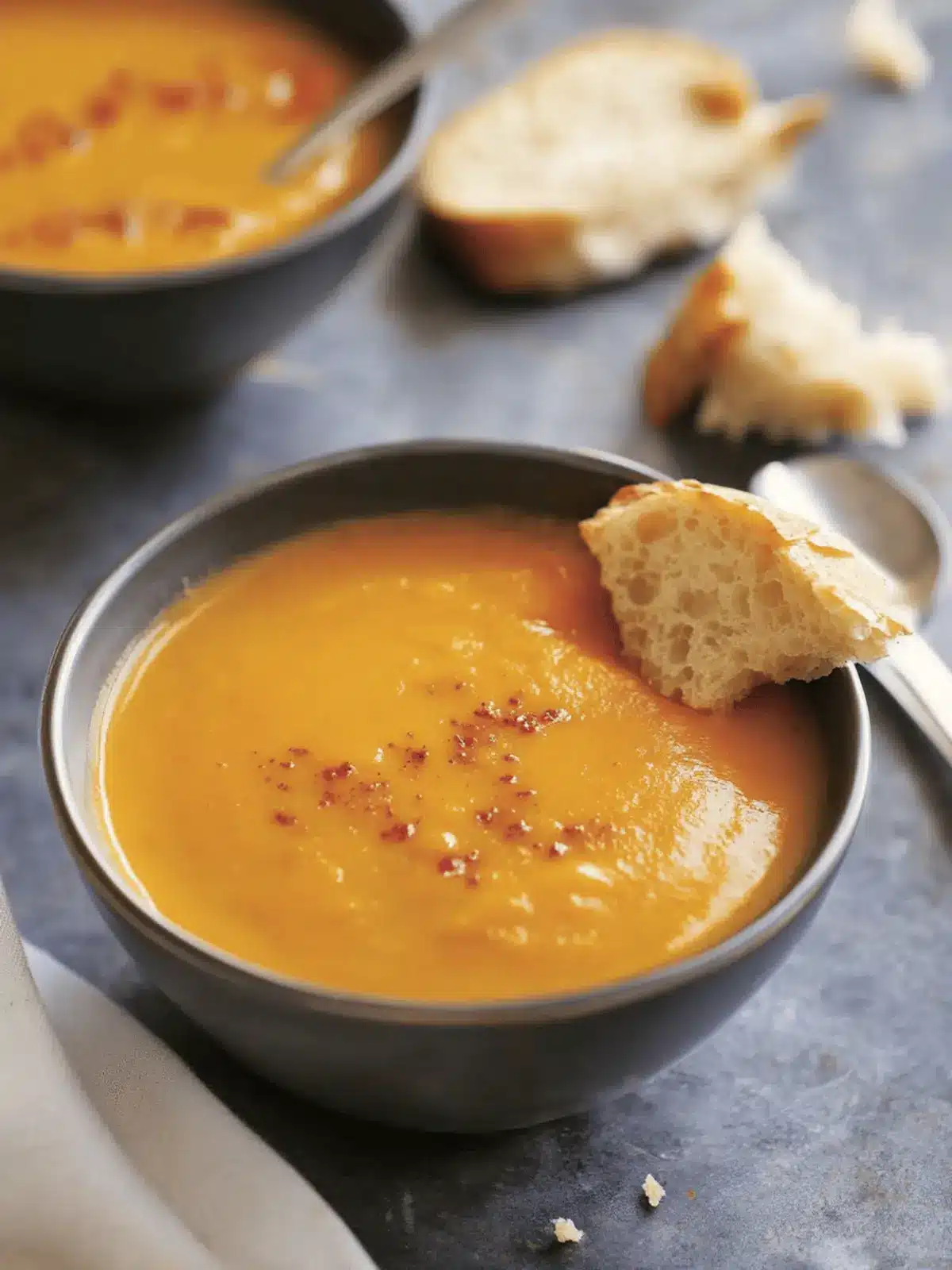 Autumn Carrot and Sweet Potato Soup