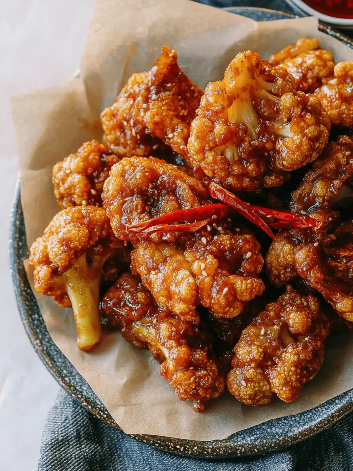 Korean Fried Cauliflower