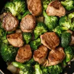 Pork Medallions with Broccoli (One Pan Meal)