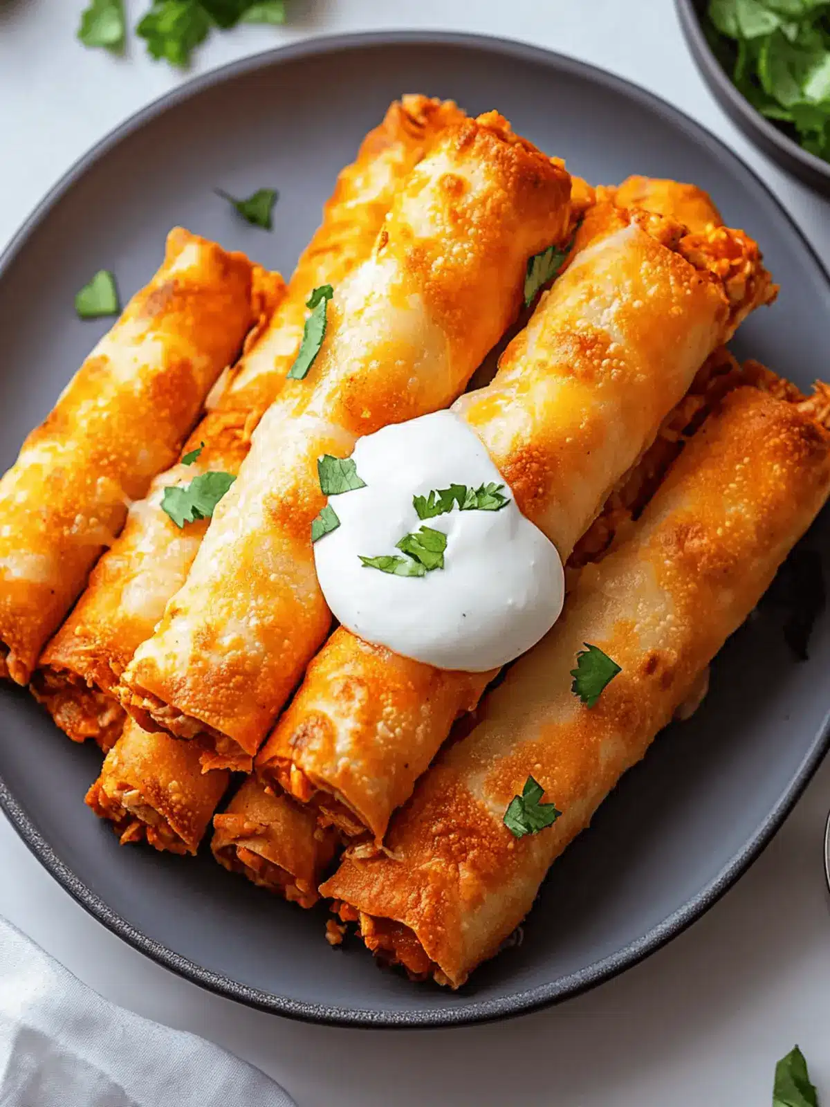 Buffalo Chicken Taquitos