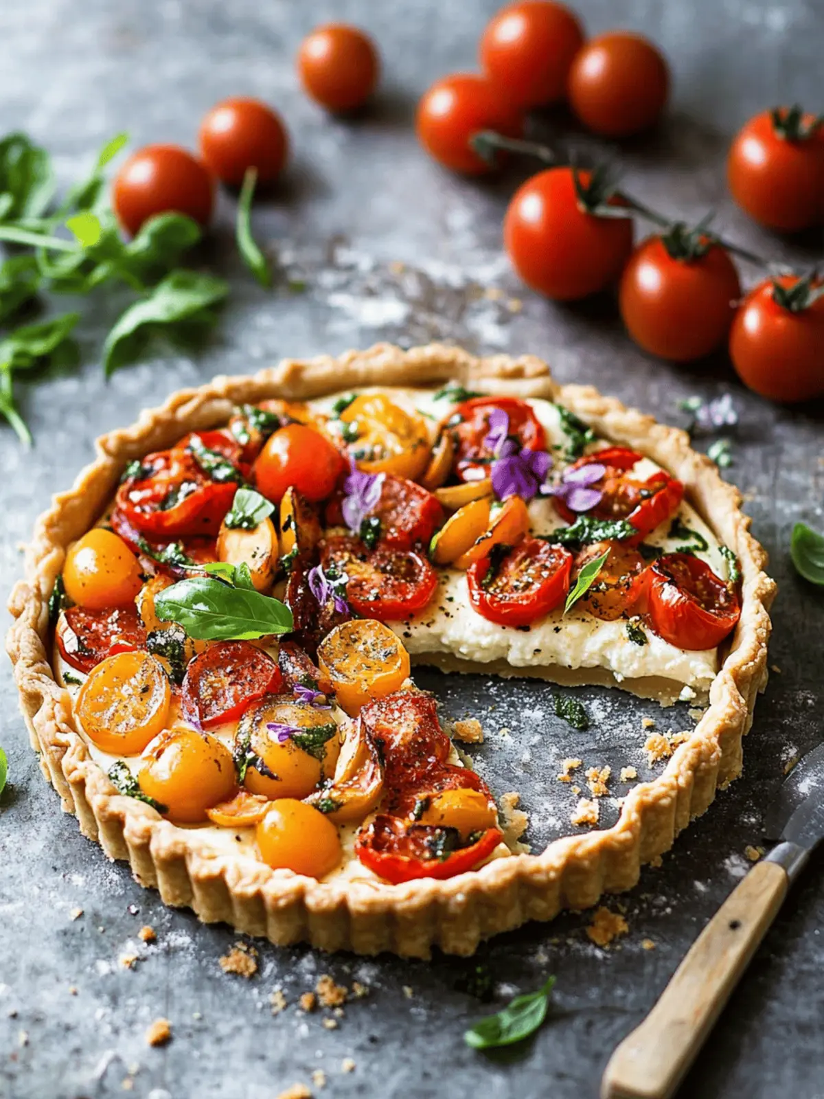 Tomato Ricotta Tart