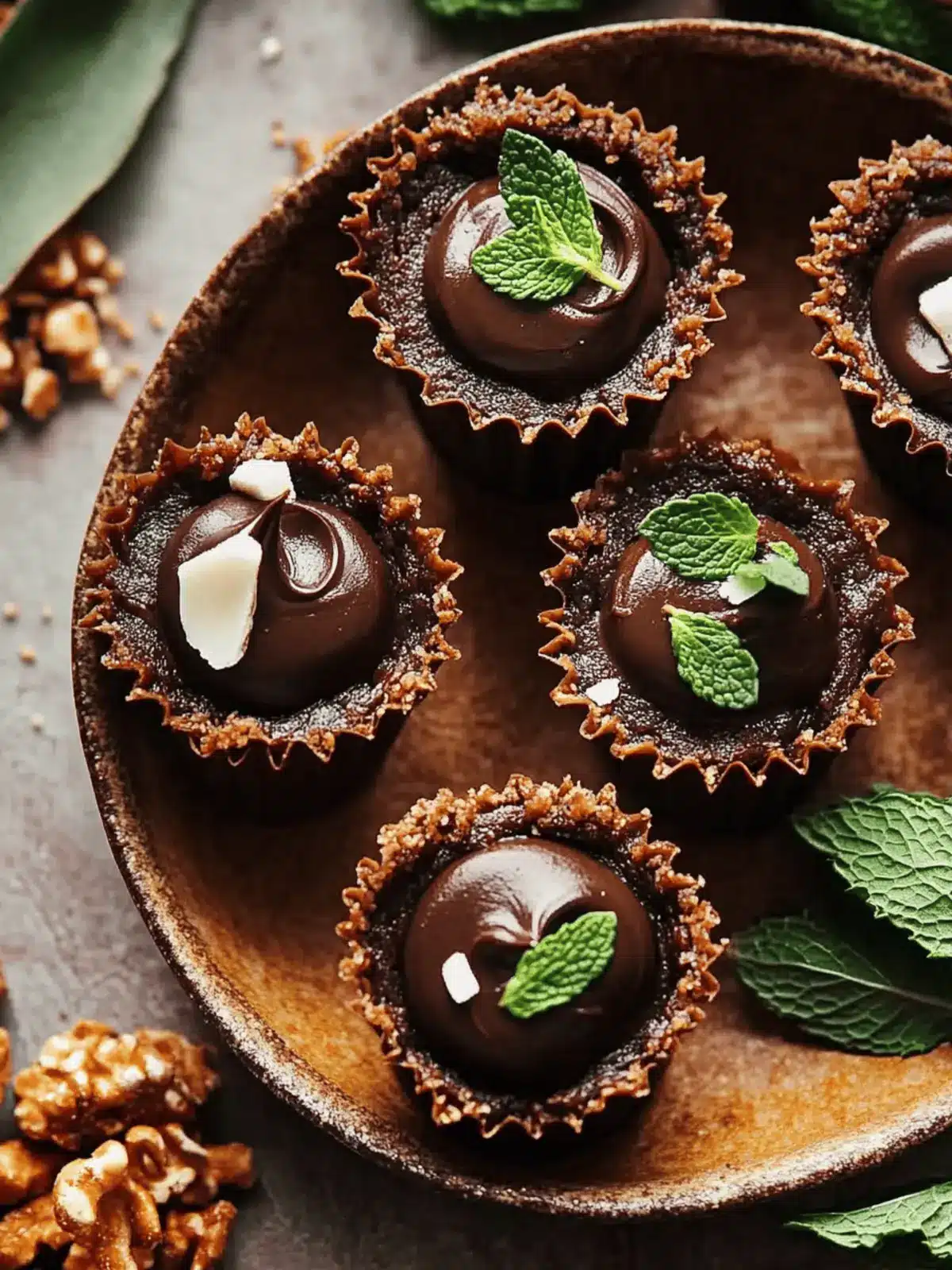 No-Bake Chocolate Mint Cups