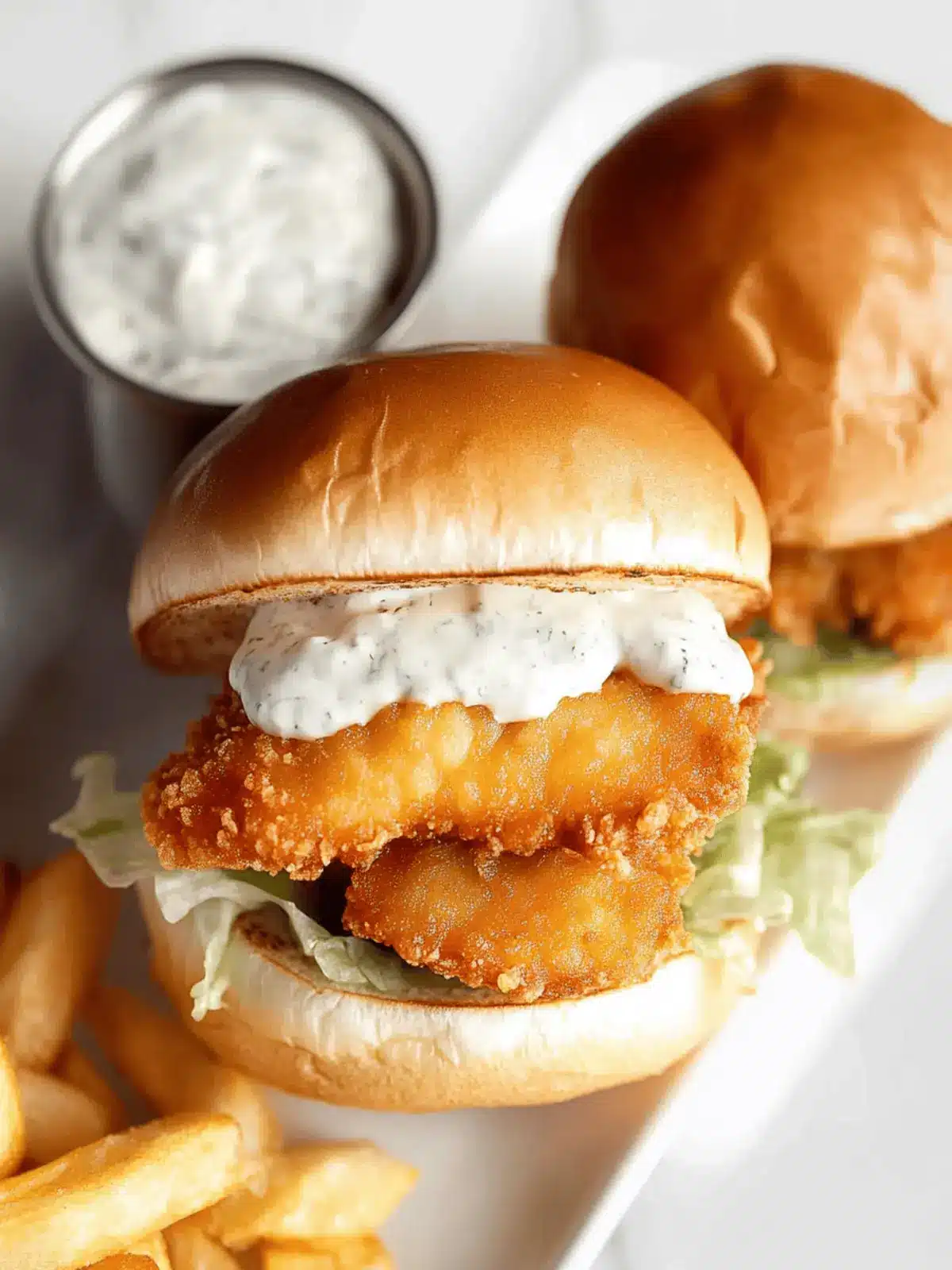 Fried Cod Fish Sandwich (Filet-O-Fish Inspired)