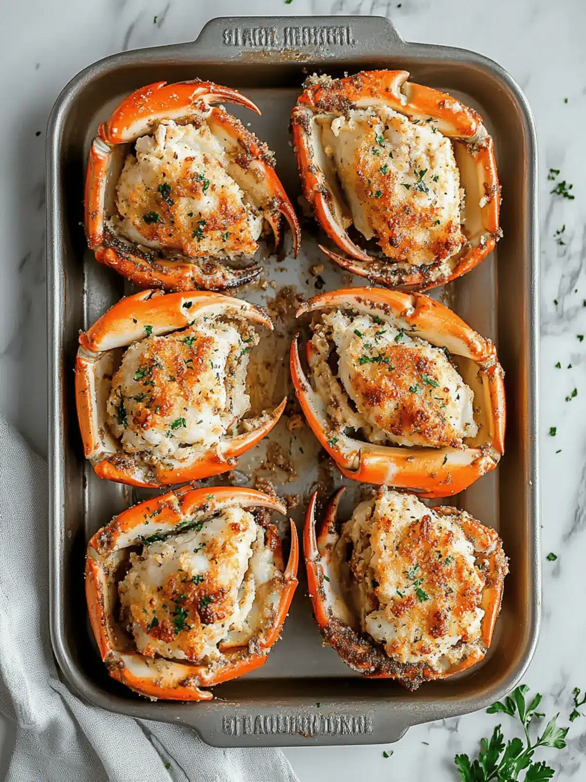 New Orleans Seafood Stuffed Crab