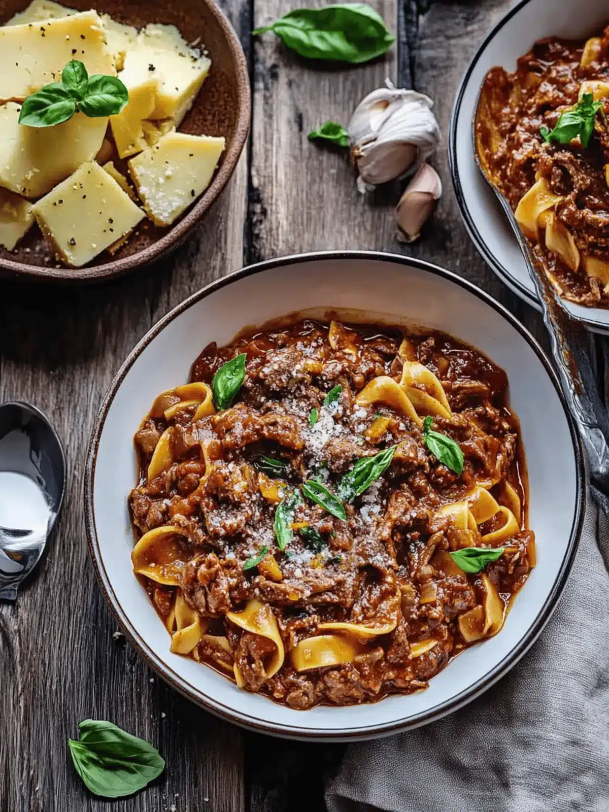 Red Wine Slow Braised Italian Beef Ragù