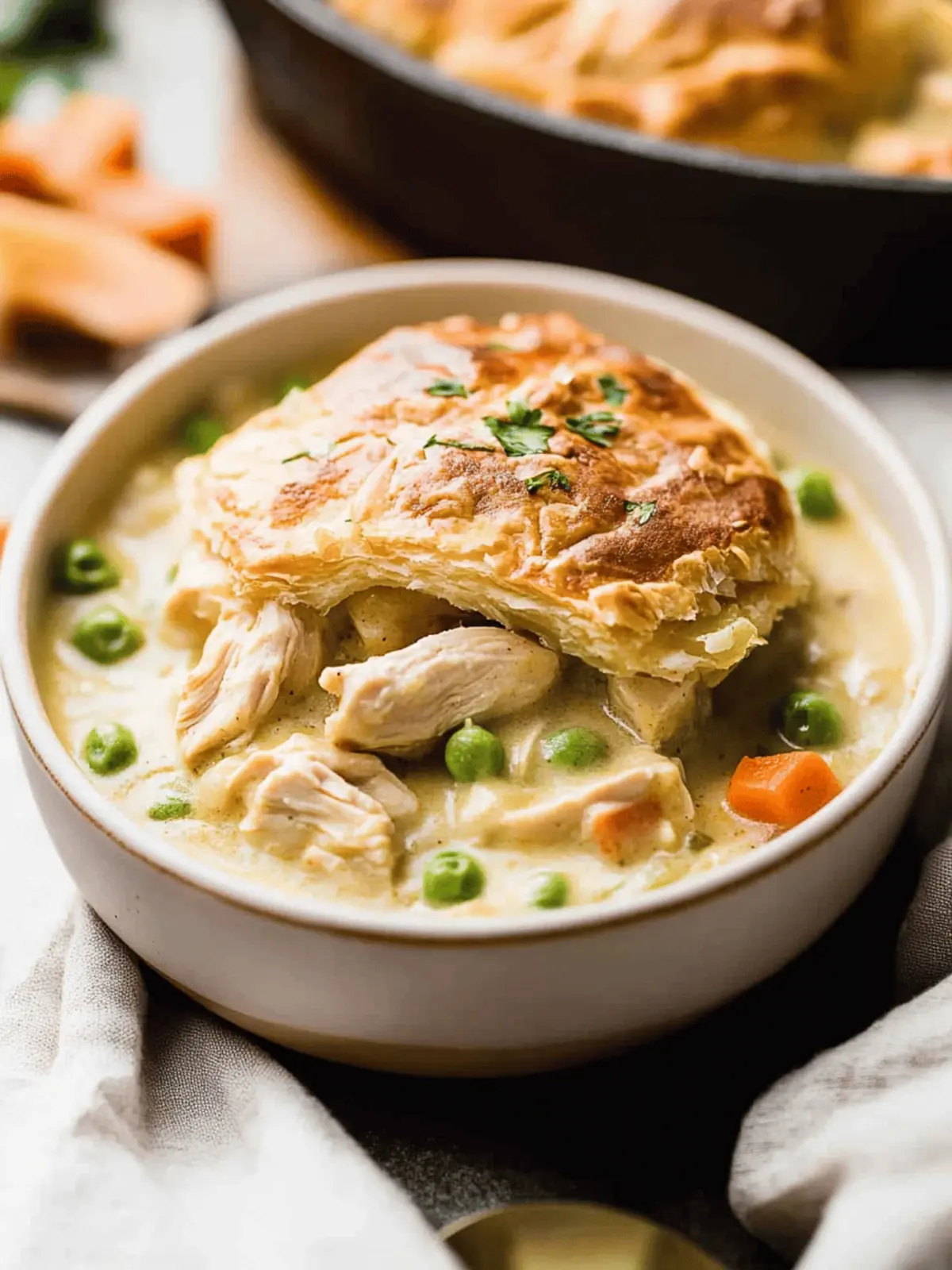 Deconstructed Chicken Pot Pie