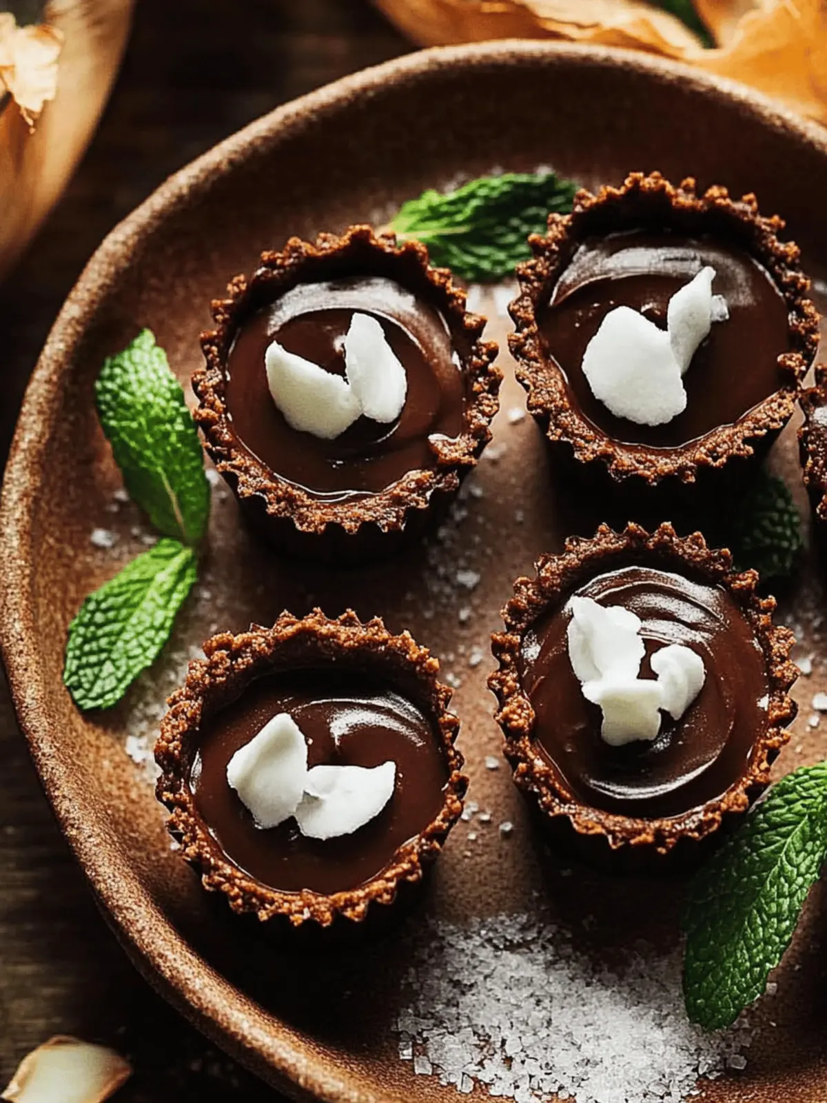 No-Bake Chocolate Mint Cups