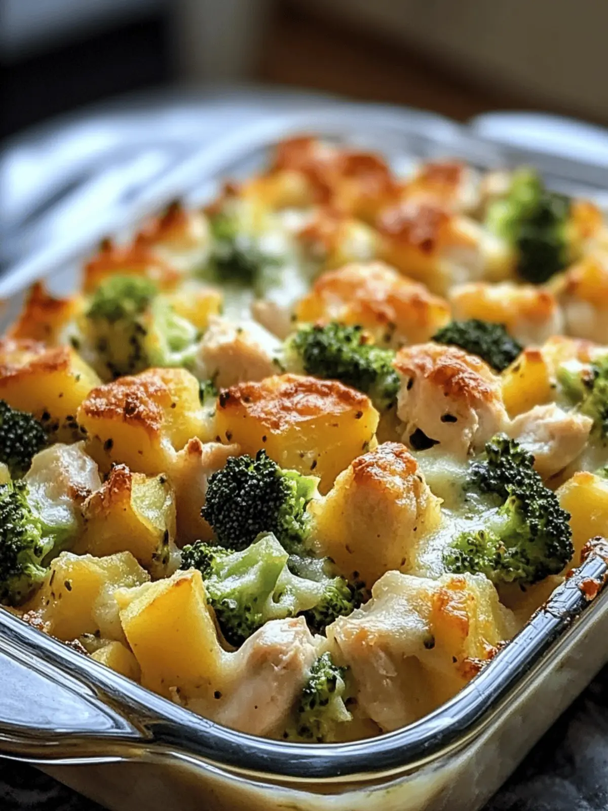 Baked Potato Chicken and Broccoli Casserole