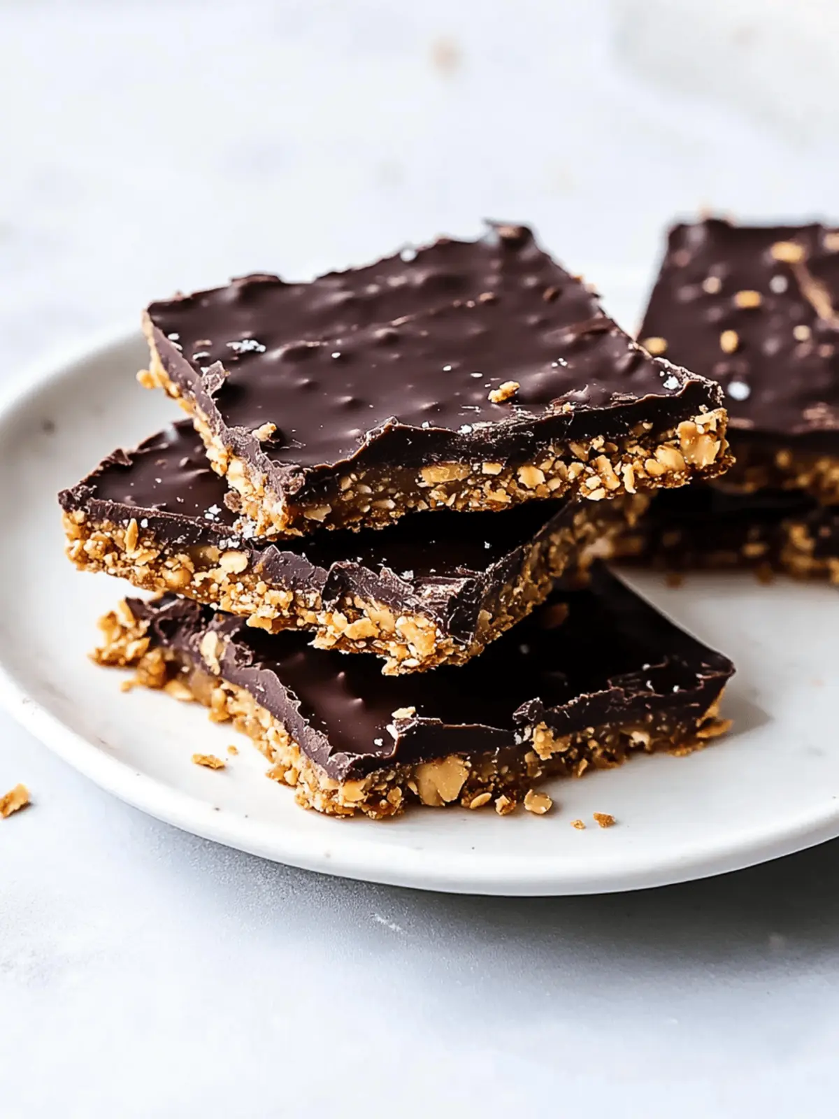Dark Chocolate Peanut Butter Date Bark