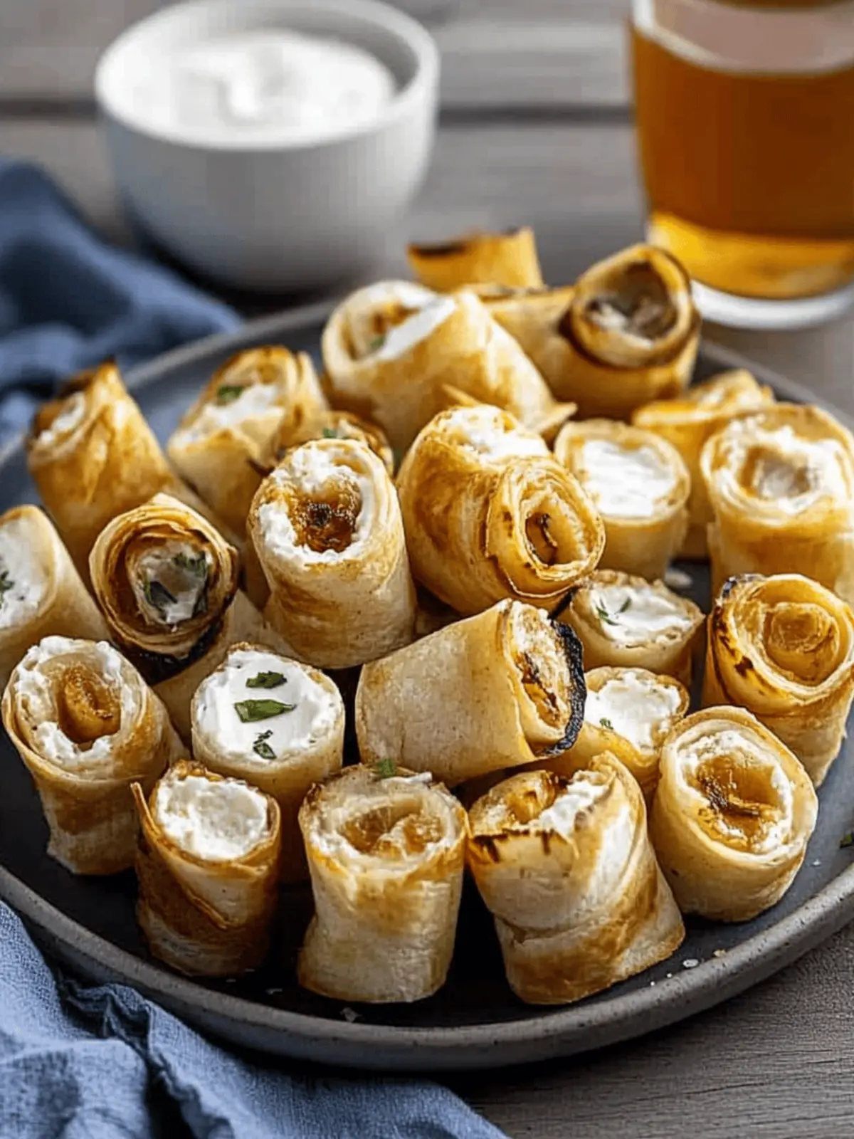 Cream Cheese Tortilla Bites