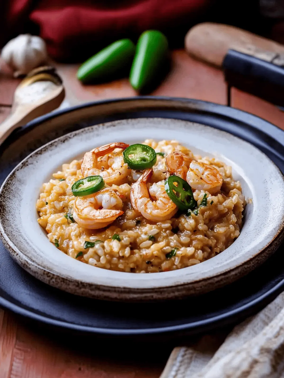 Southwestern Shrimp and Jalapeño Risotto