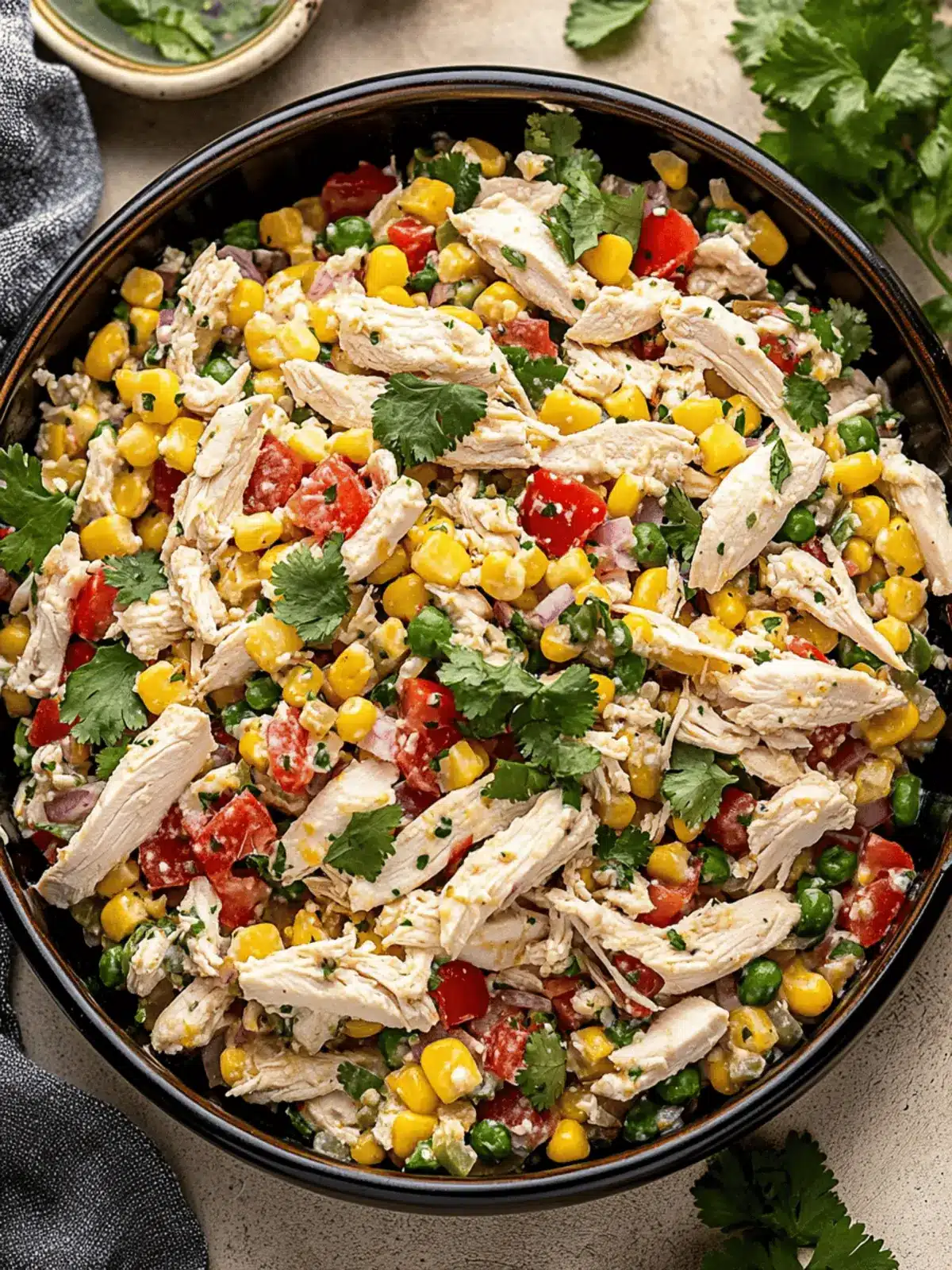 Mexican Chicken Salad (Esquites-Inspired)