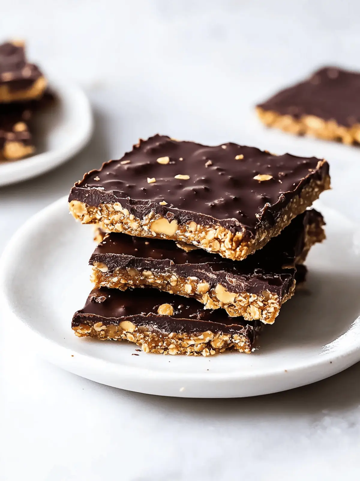 Dark Chocolate Peanut Butter Date Bark