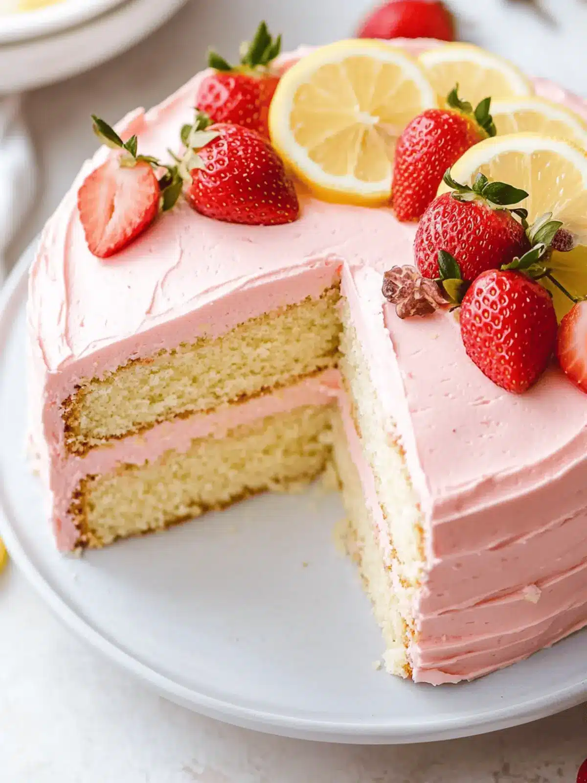 Strawberry Lemon Cake