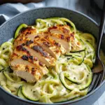 Zucchini Noodle Chicken Alfredo