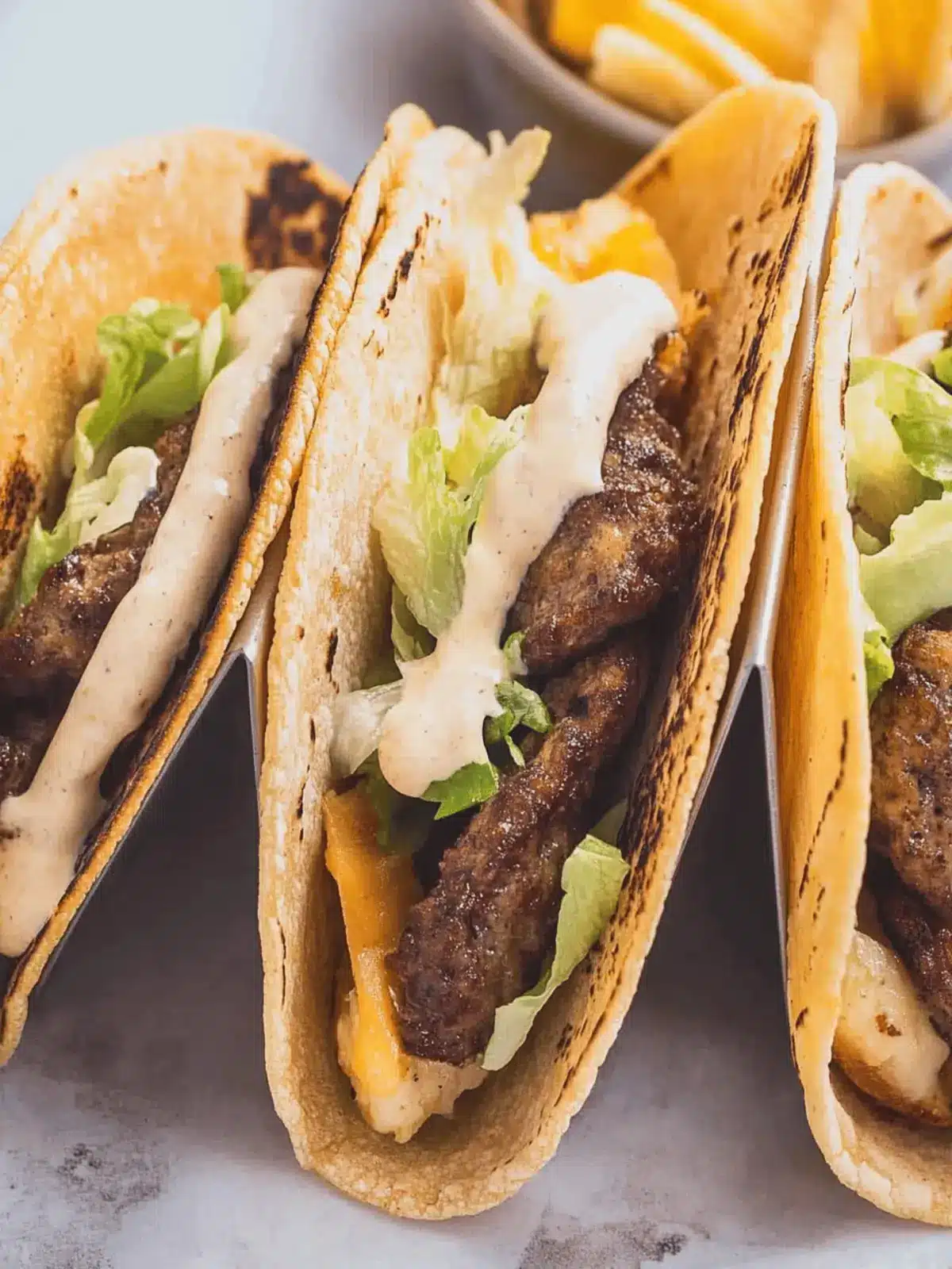 Smash Burger Tacos