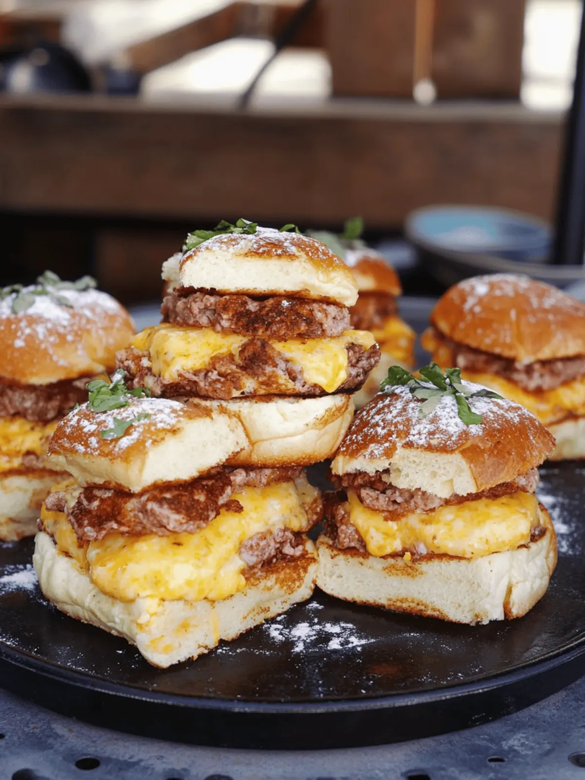 French Toast Breakfast Sliders