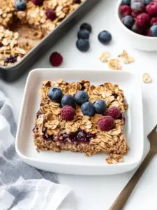 Vegan Baked Oatmeal