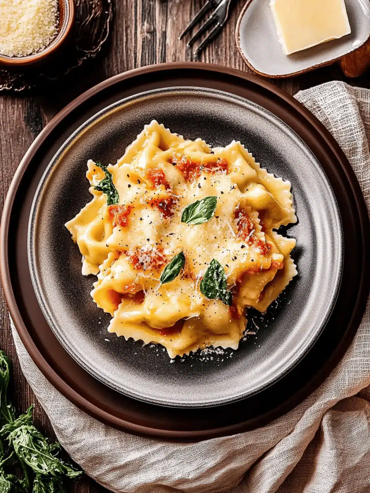 Fava Bean Agnolotti del Plin with Calabrian Chili Butter Sauce