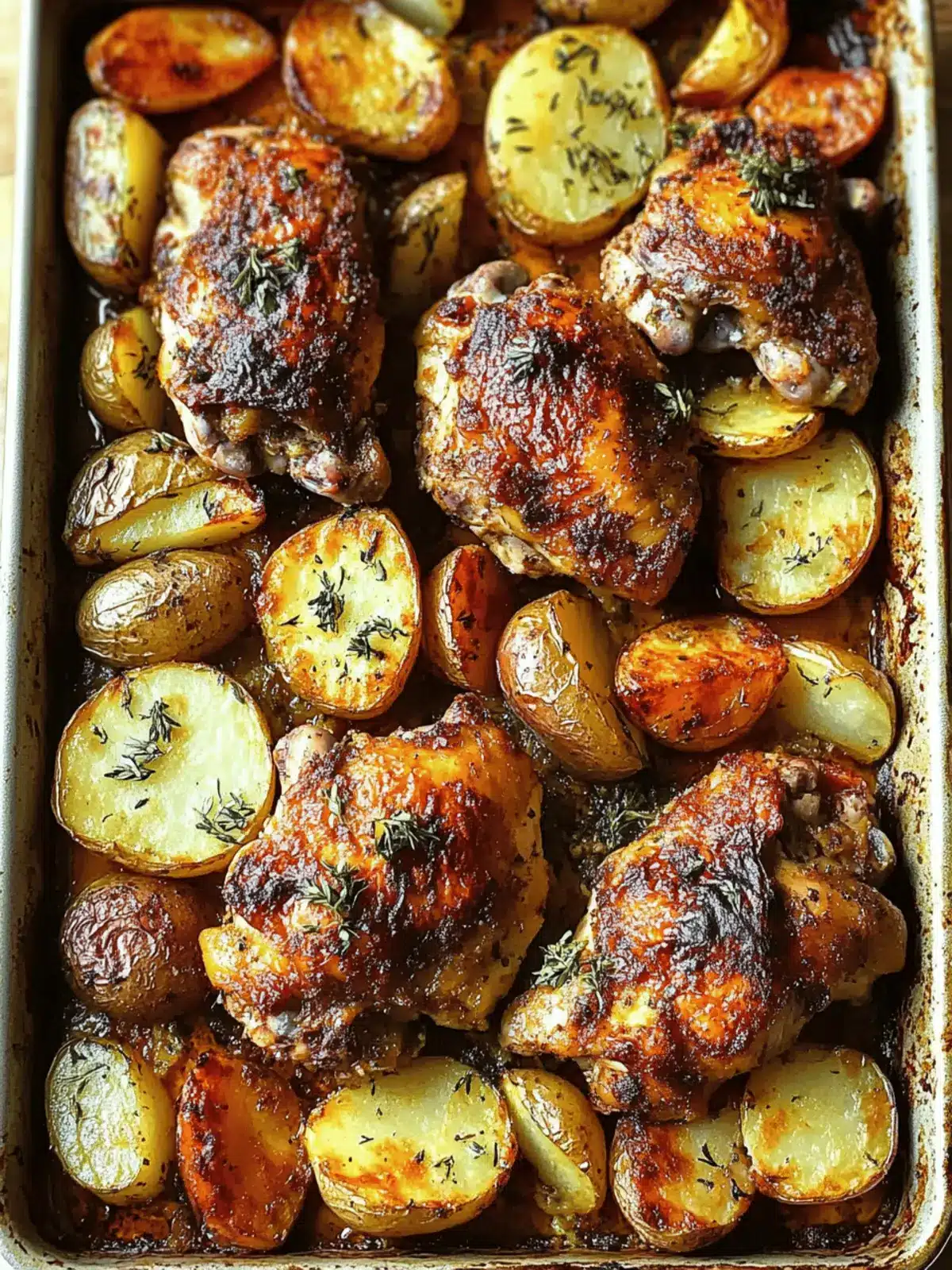 Lebanese Baked Chicken with Potatoes