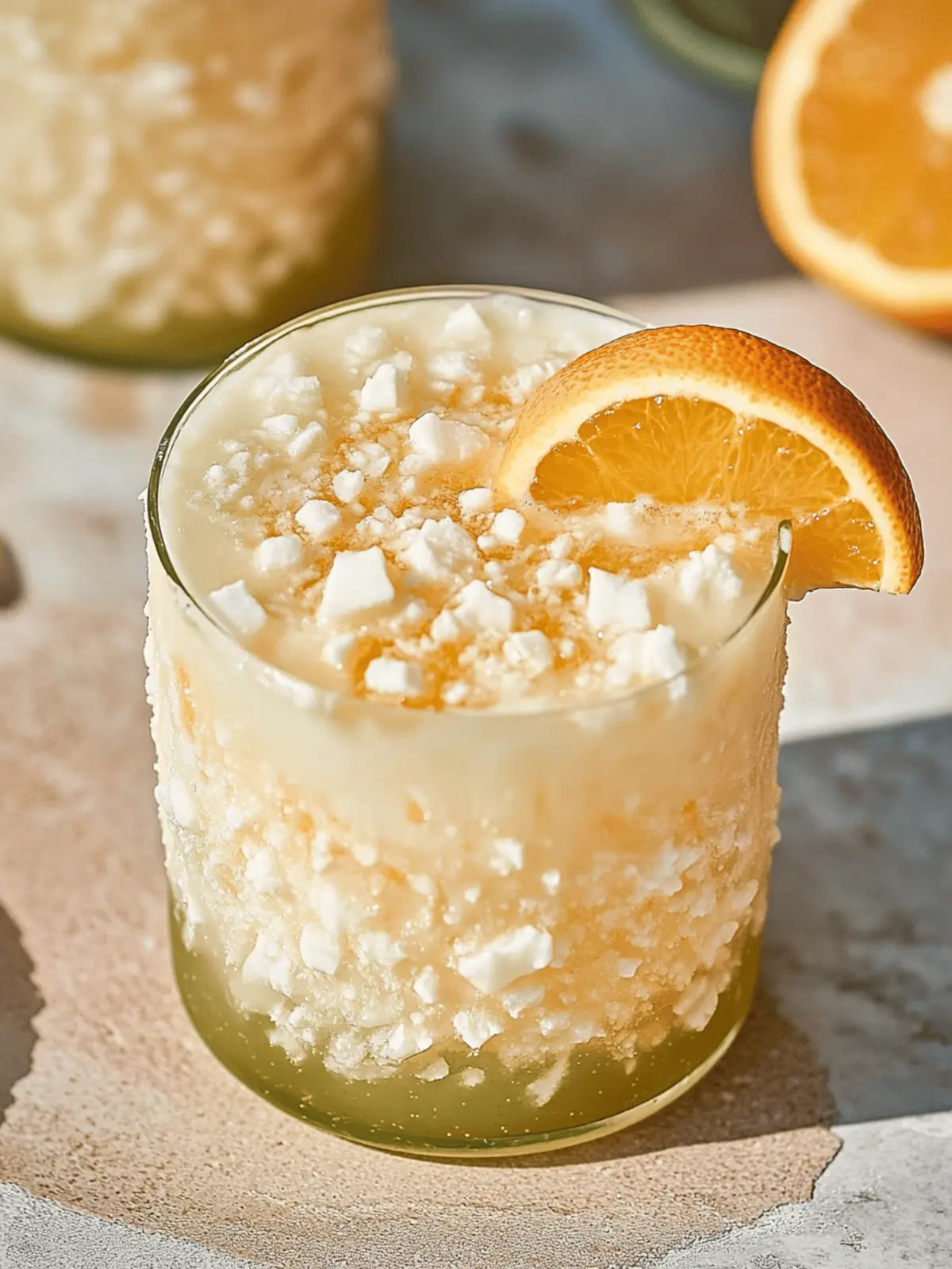 Orange Coconut Creamsicle Drink