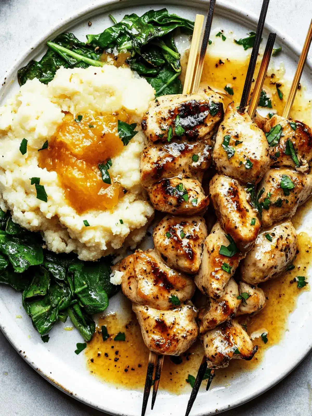 Preserved Lemon Chicken Skewers