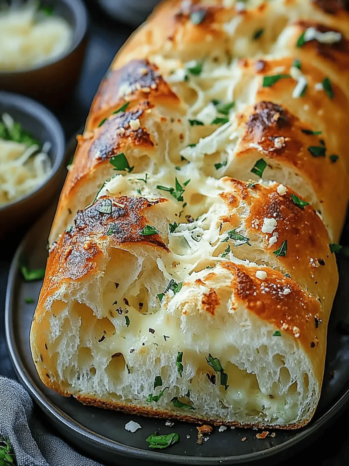 Italian Herbs and Cheese Bread