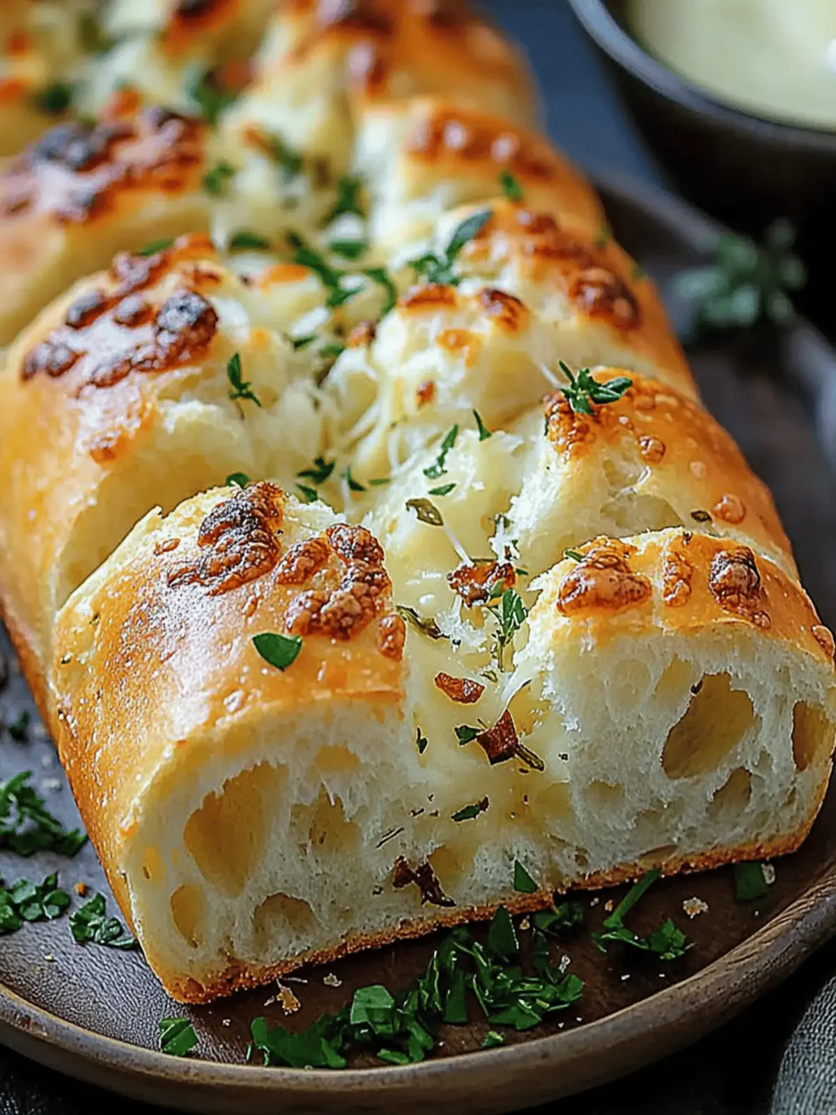 Italian Herbs and Cheese Bread