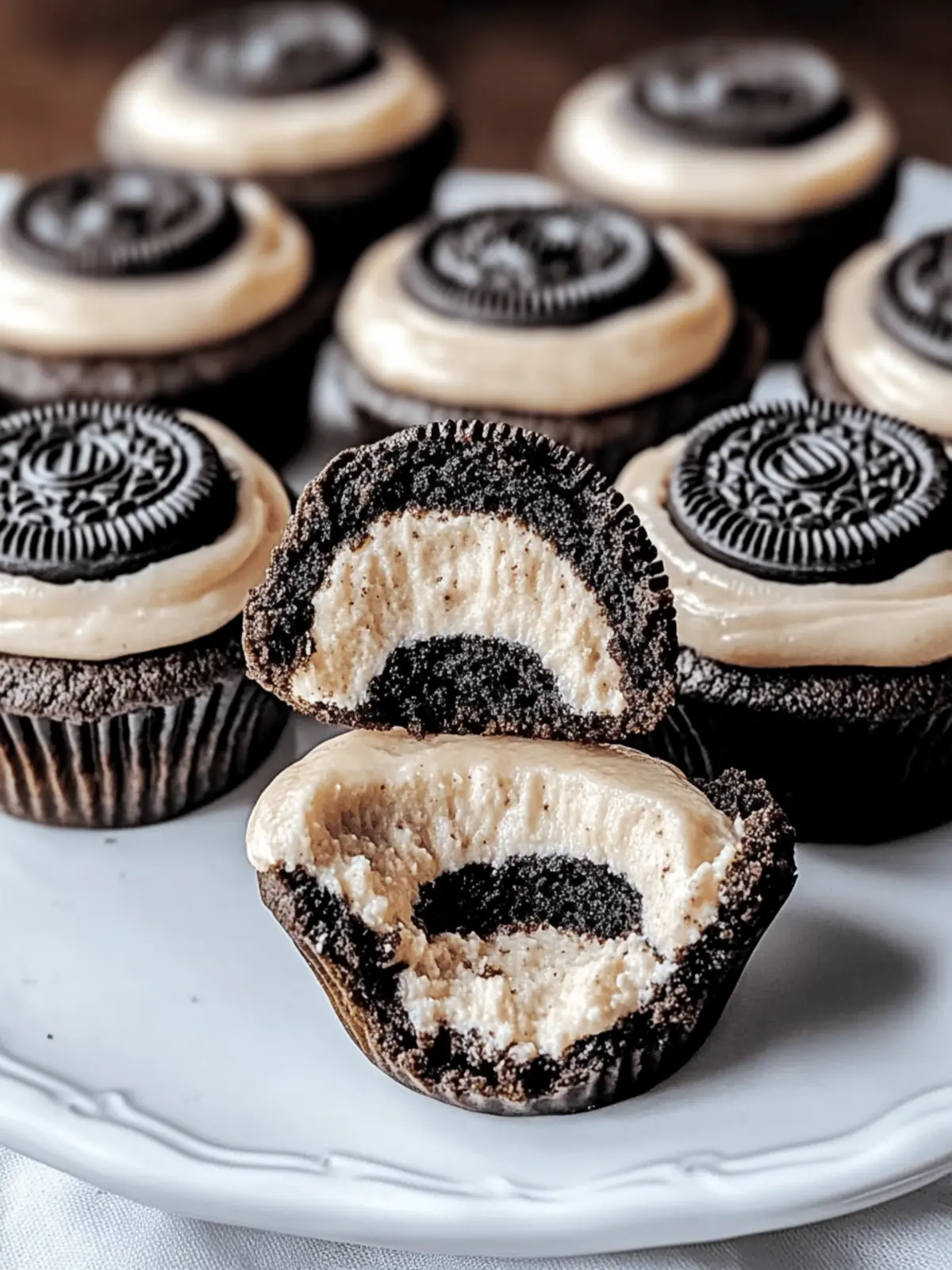 Oreo Cheesecake Cookie Cups