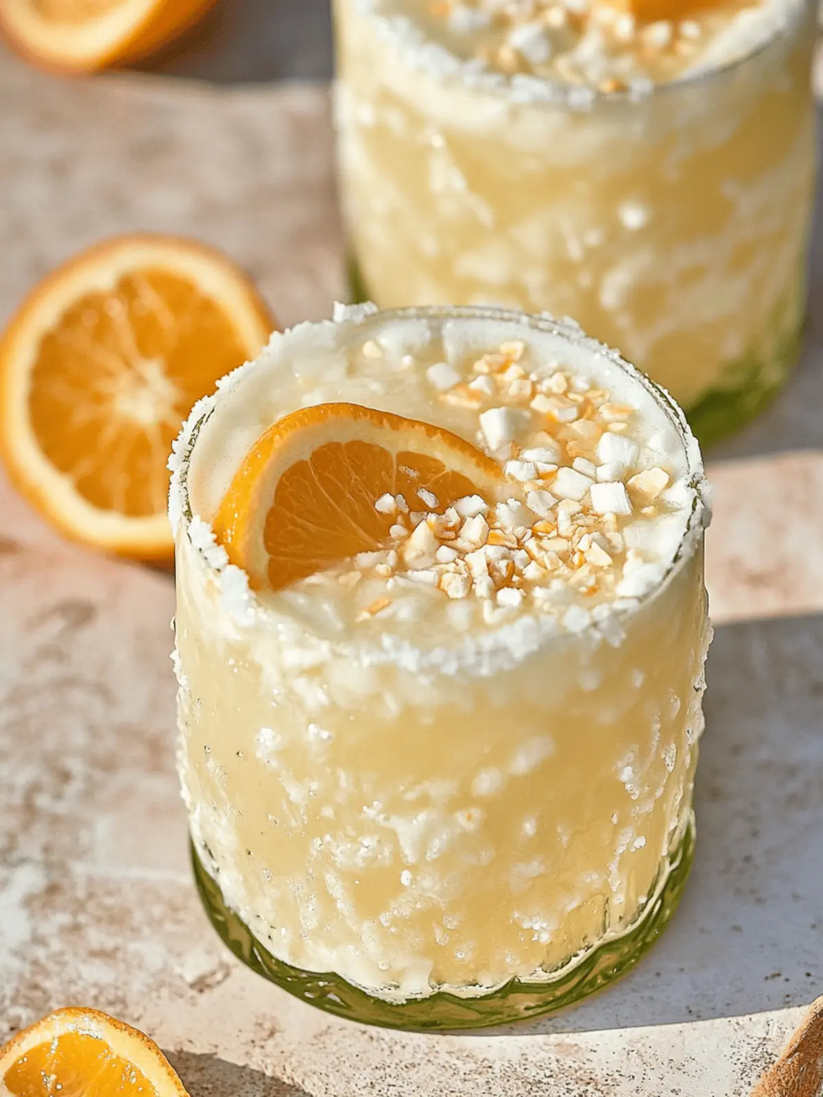 Orange Coconut Creamsicle Drink
