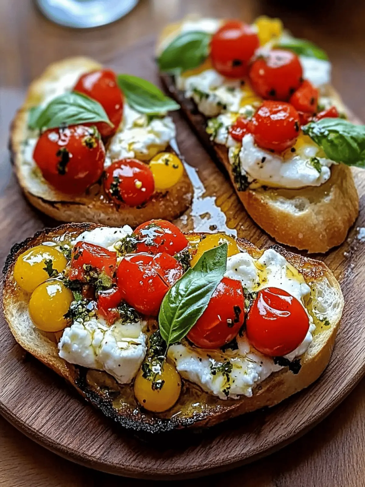 Burrata Bruschetta