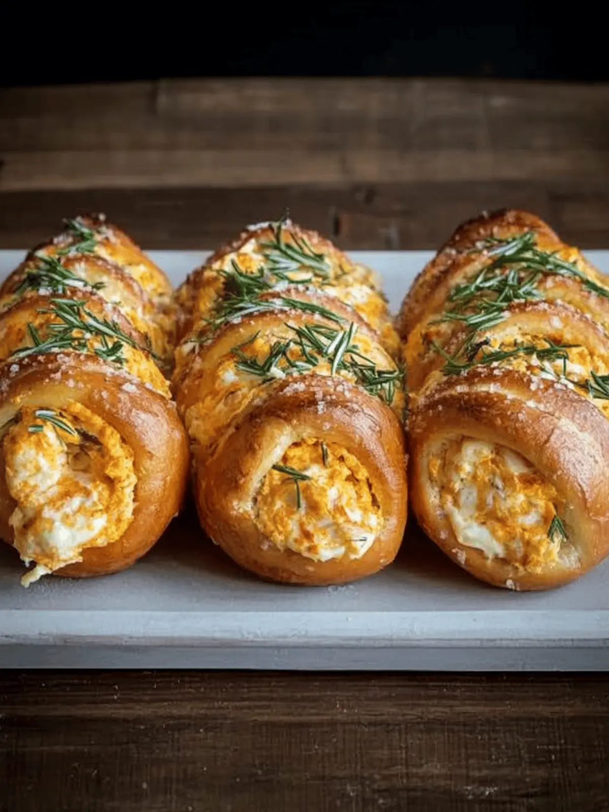 Heavenly Mozzarella-Stuffed Rosemary Pretzels