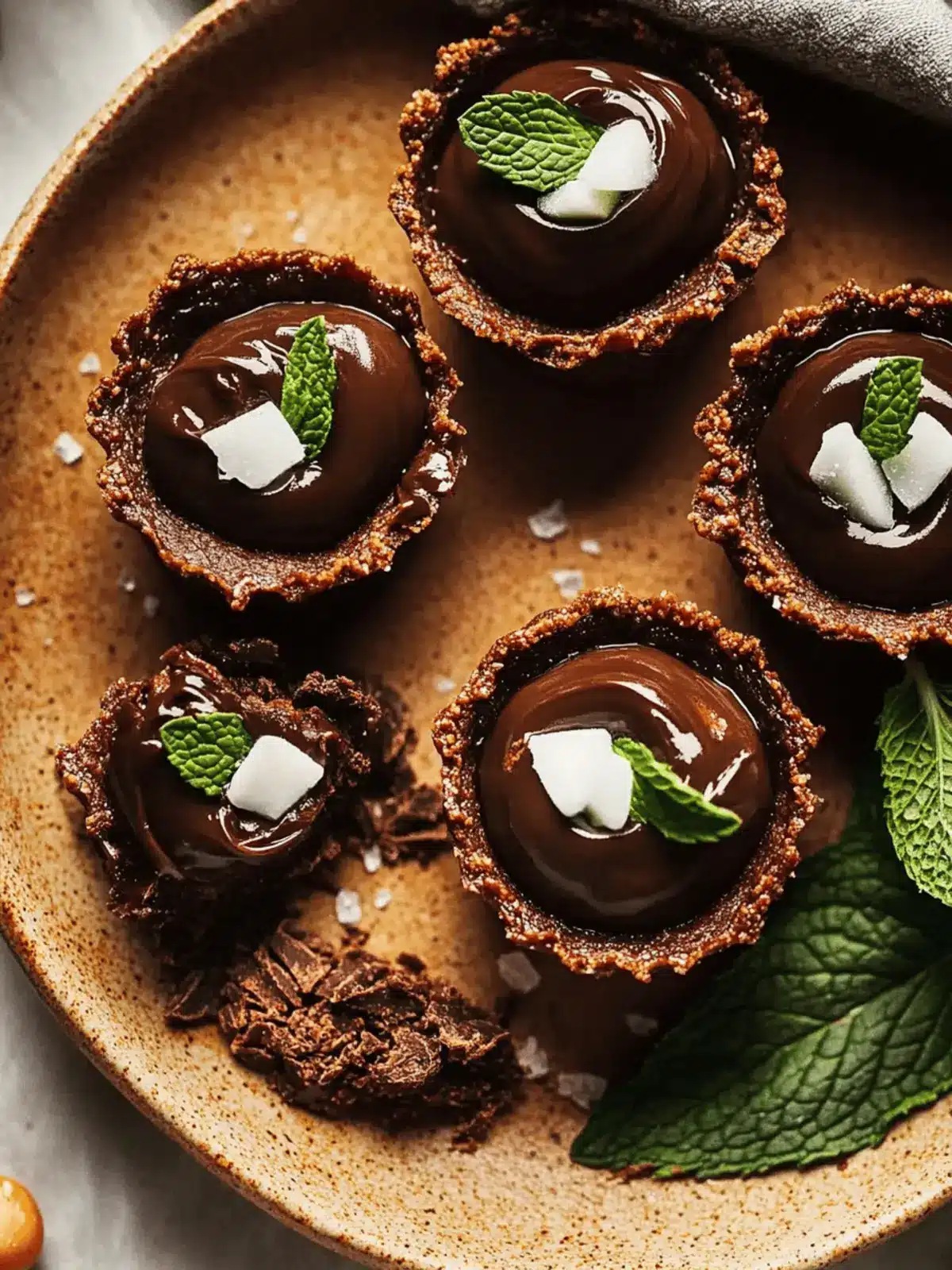 No-Bake Chocolate Mint Cups