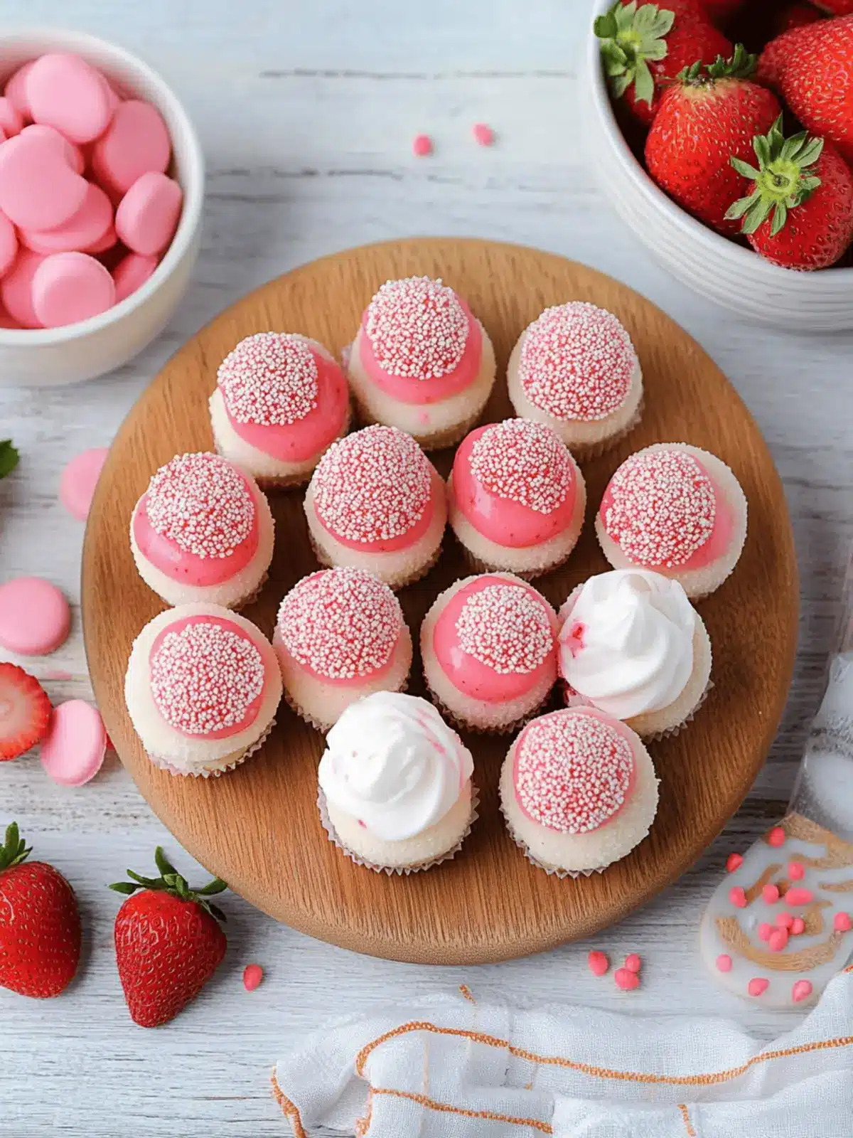 Strawberry Cheesecake Bites