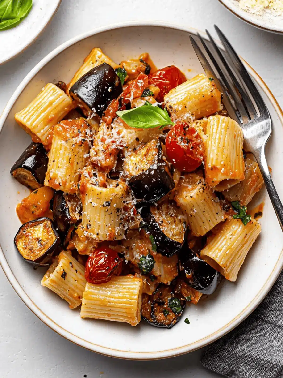 Roasted Eggplant Pasta