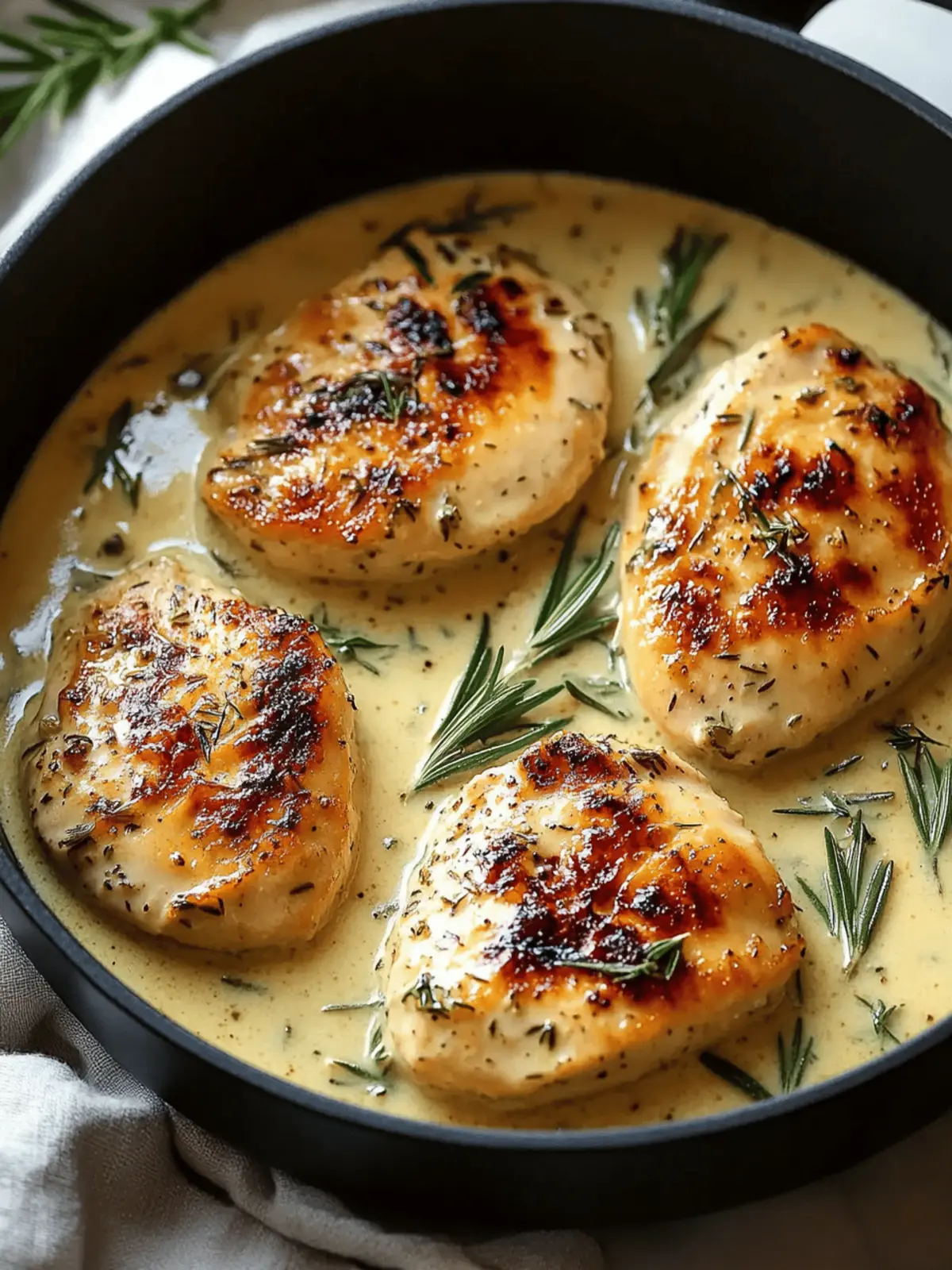 Creamy Rosemary Dijon Chicken