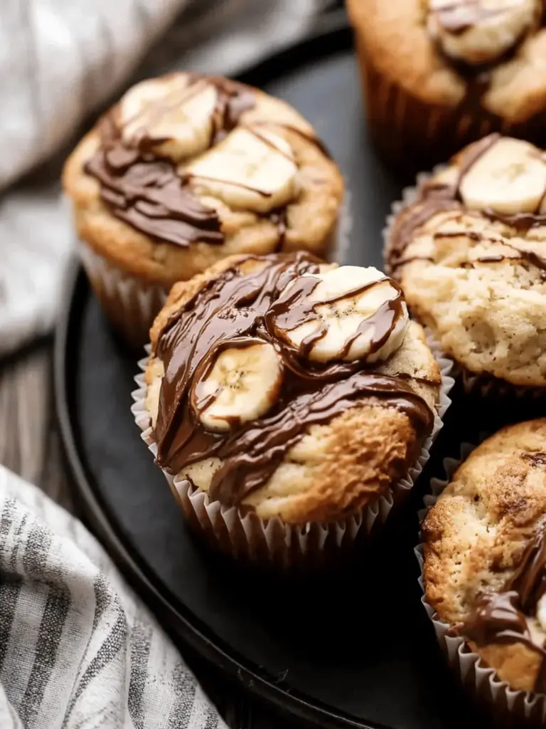 Banana Nutella Muffins