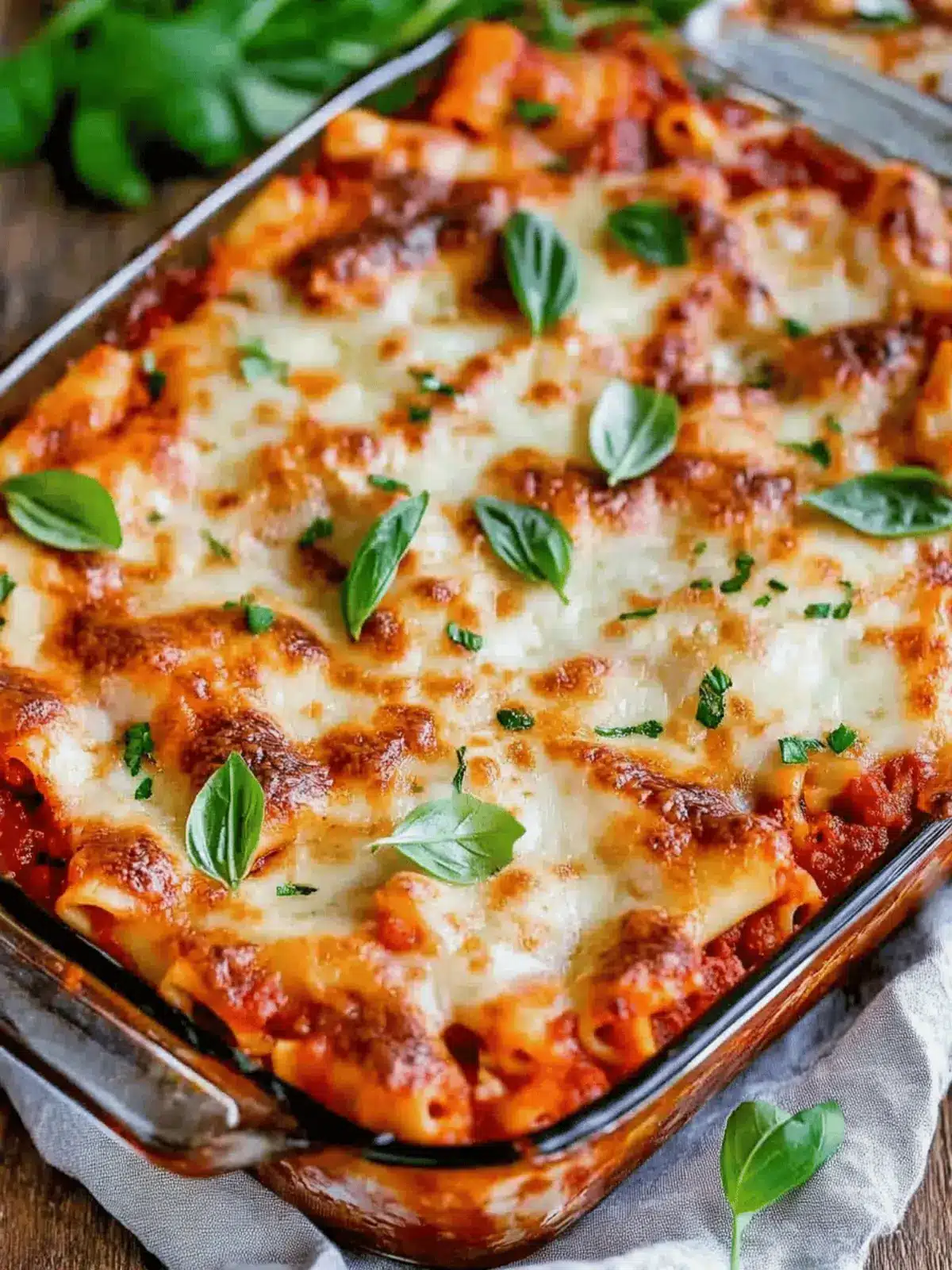 Best Baked Ziti with Cottage Cheese (Postpartum Ziti)