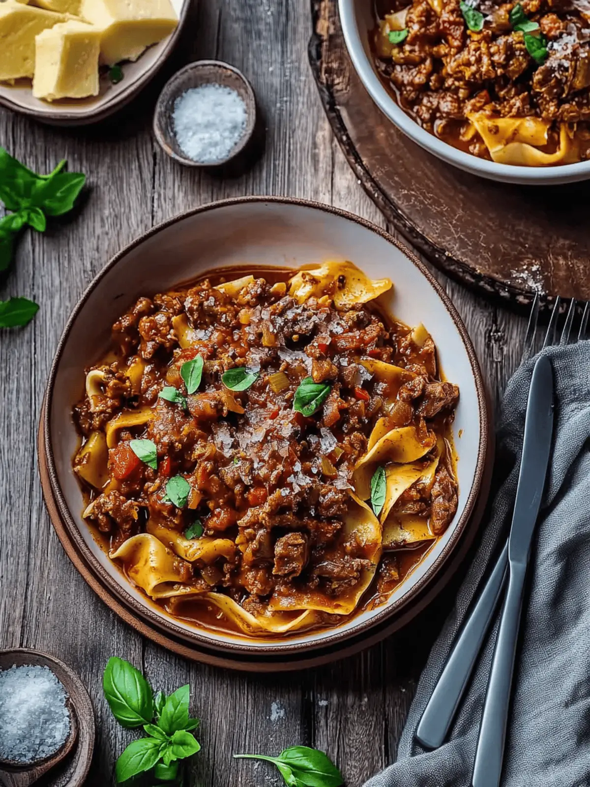 Red Wine Slow Braised Italian Beef Ragù