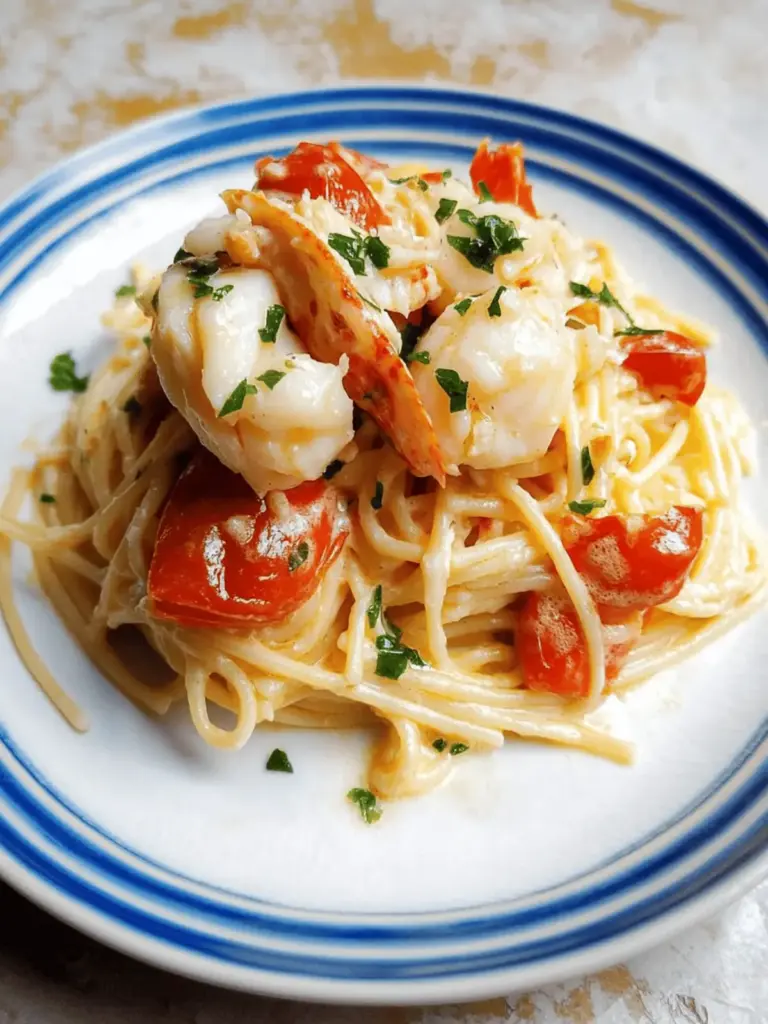 Buttered Lobster Pasta