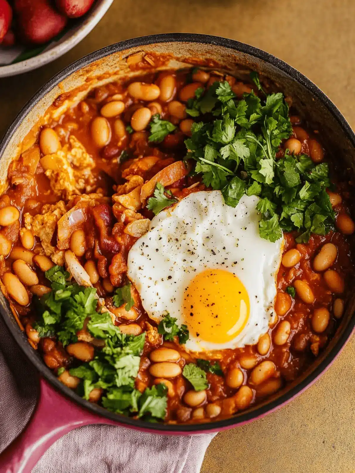 Breakfast Beans and Eggs