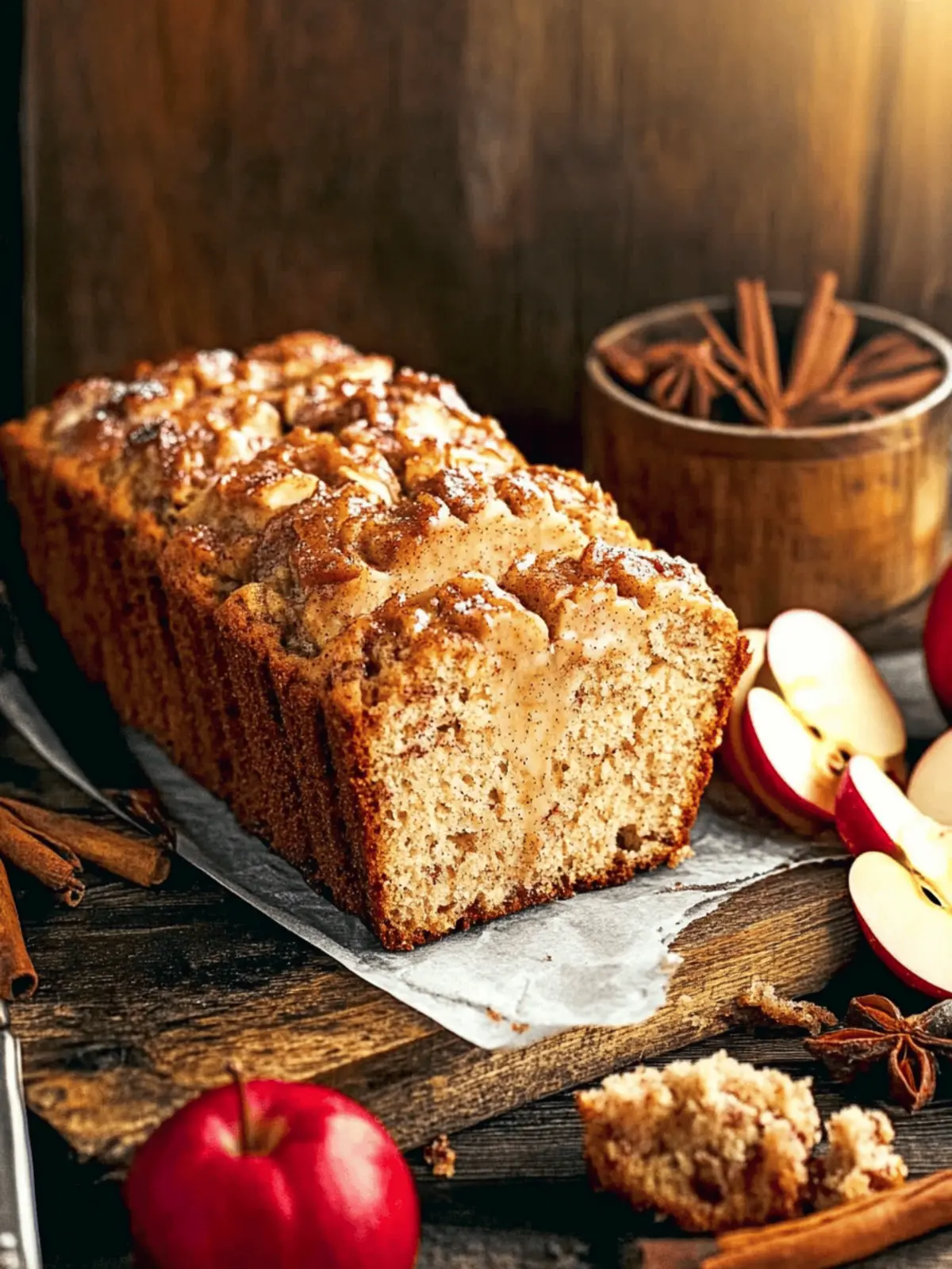 Cinnamon Apple Bread