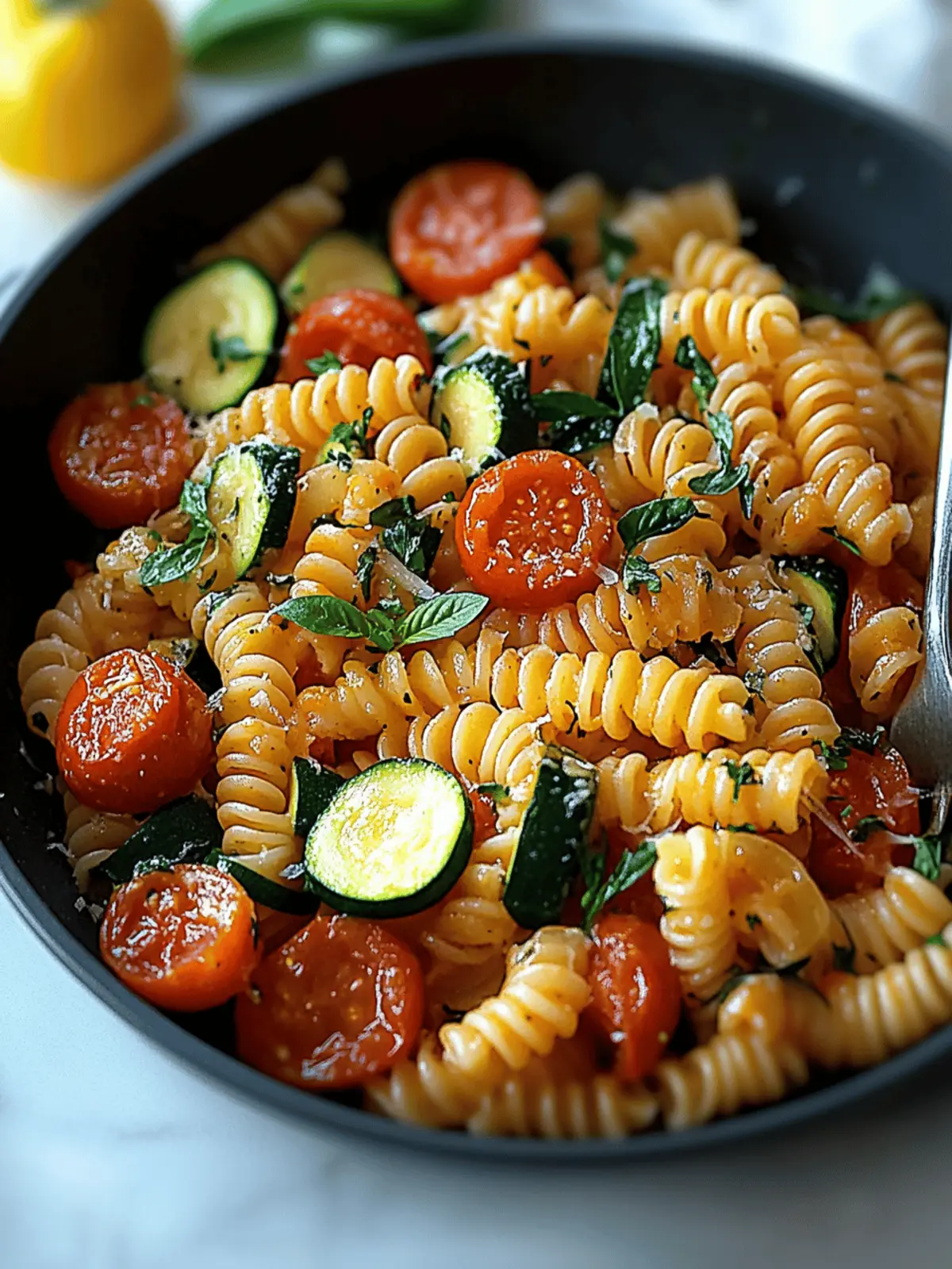 Tomato Zucchini Pasta