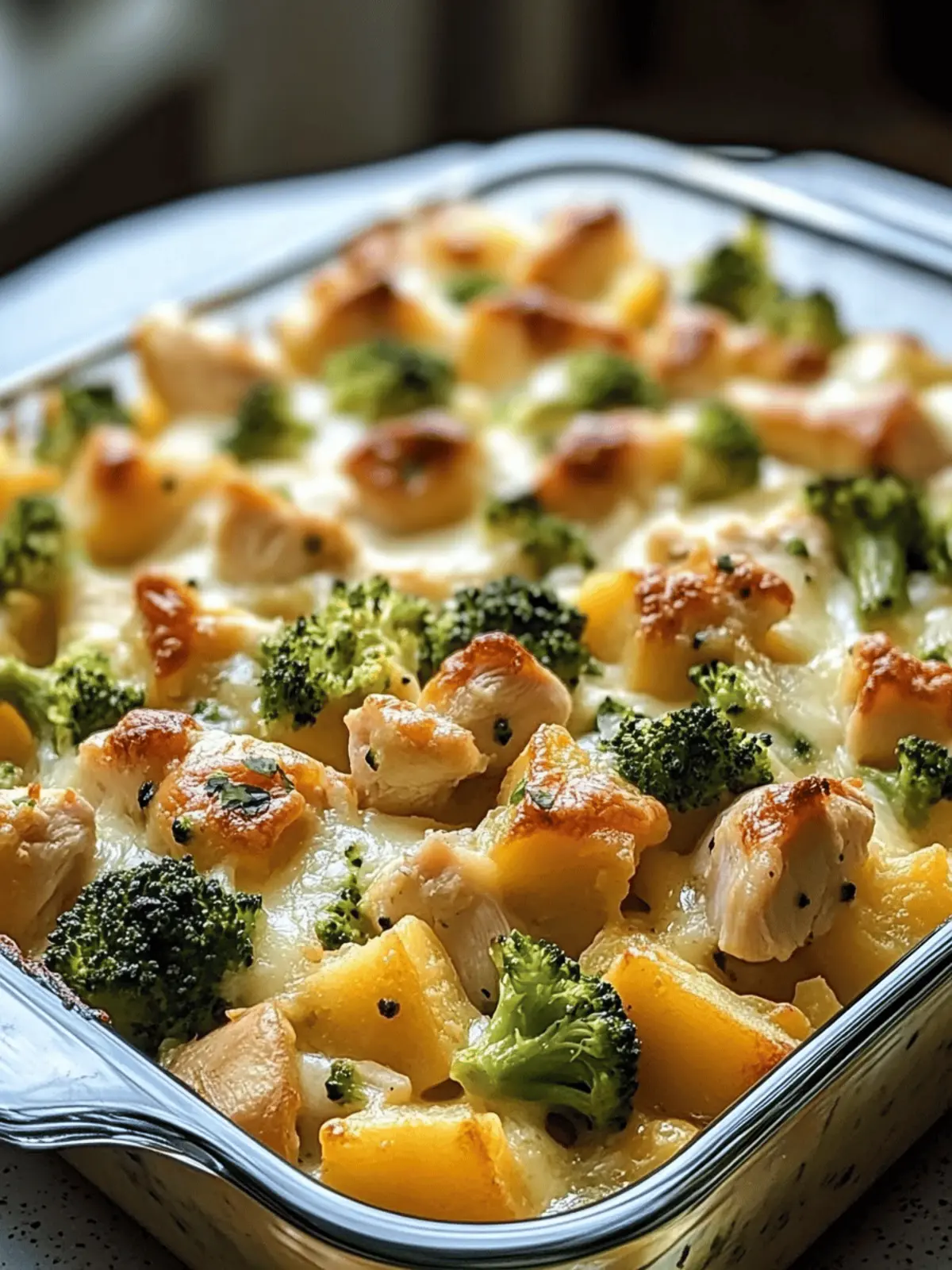 Baked Potato Chicken and Broccoli Casserole