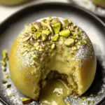 Molten Pistachio Lava Cakes