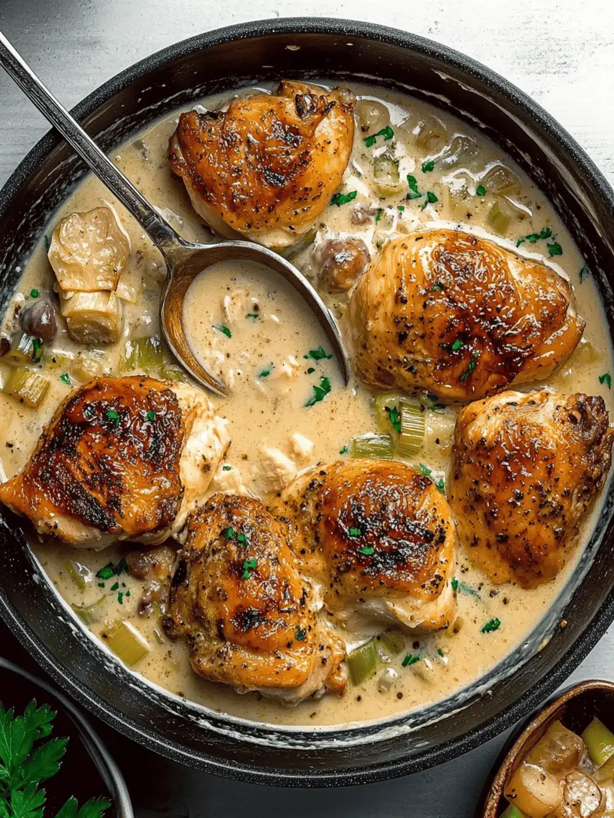 Creamy Chicken and Leeks