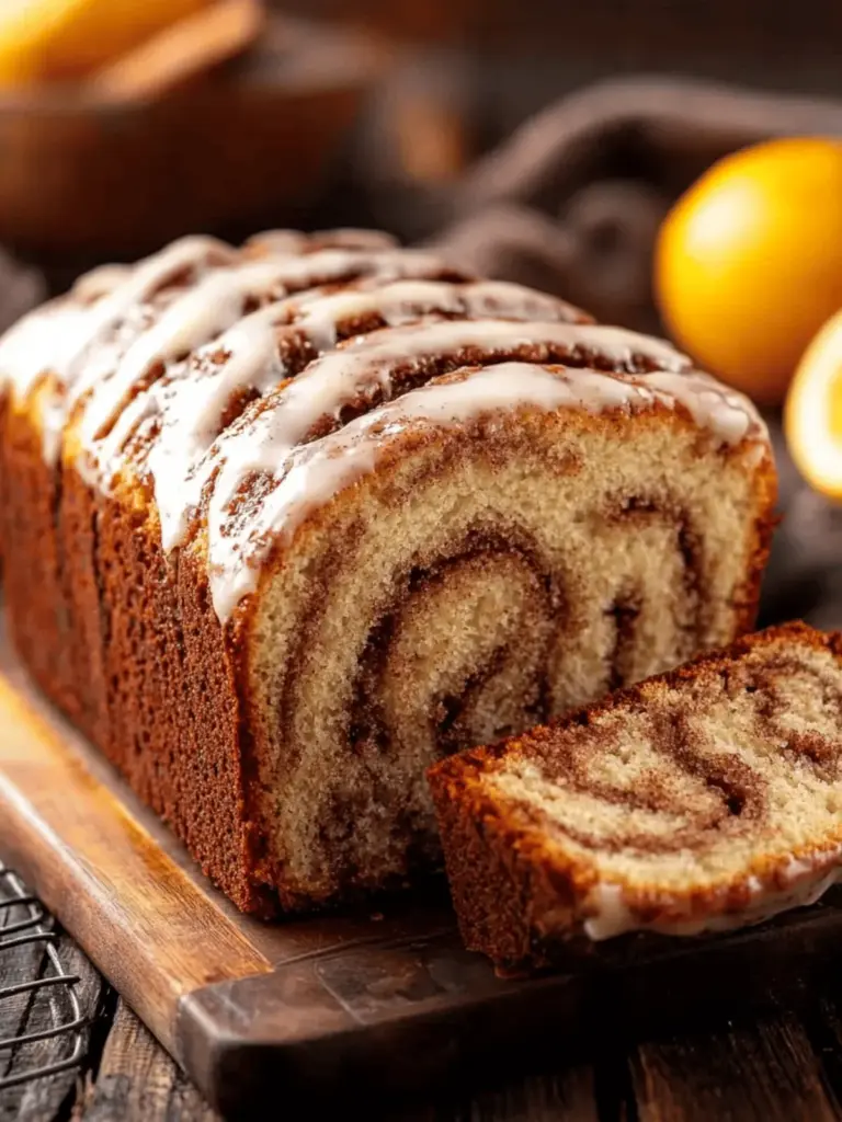 Moist Cinnamon Swirl Loaf